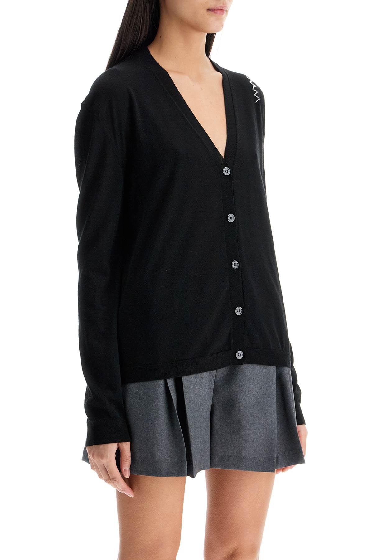 Marni Wool And Silk Blend Cardigan