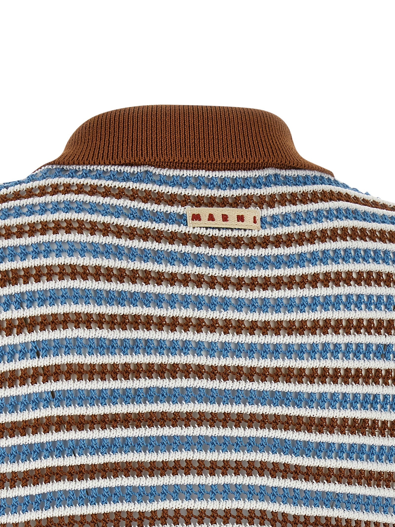 Marni Striped Crochet Cardigan