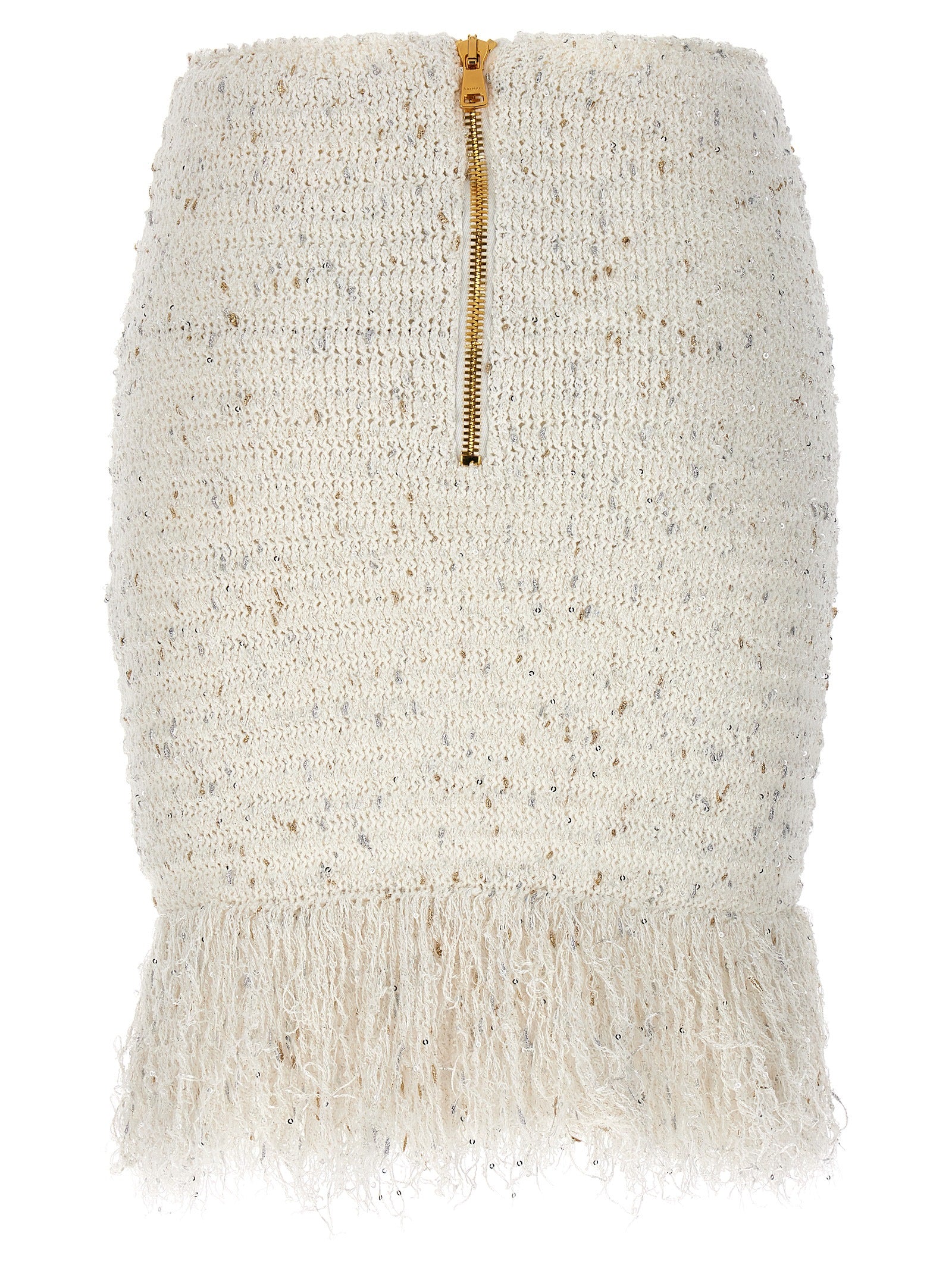 Balmain 'Fringed Tweed' Skirt