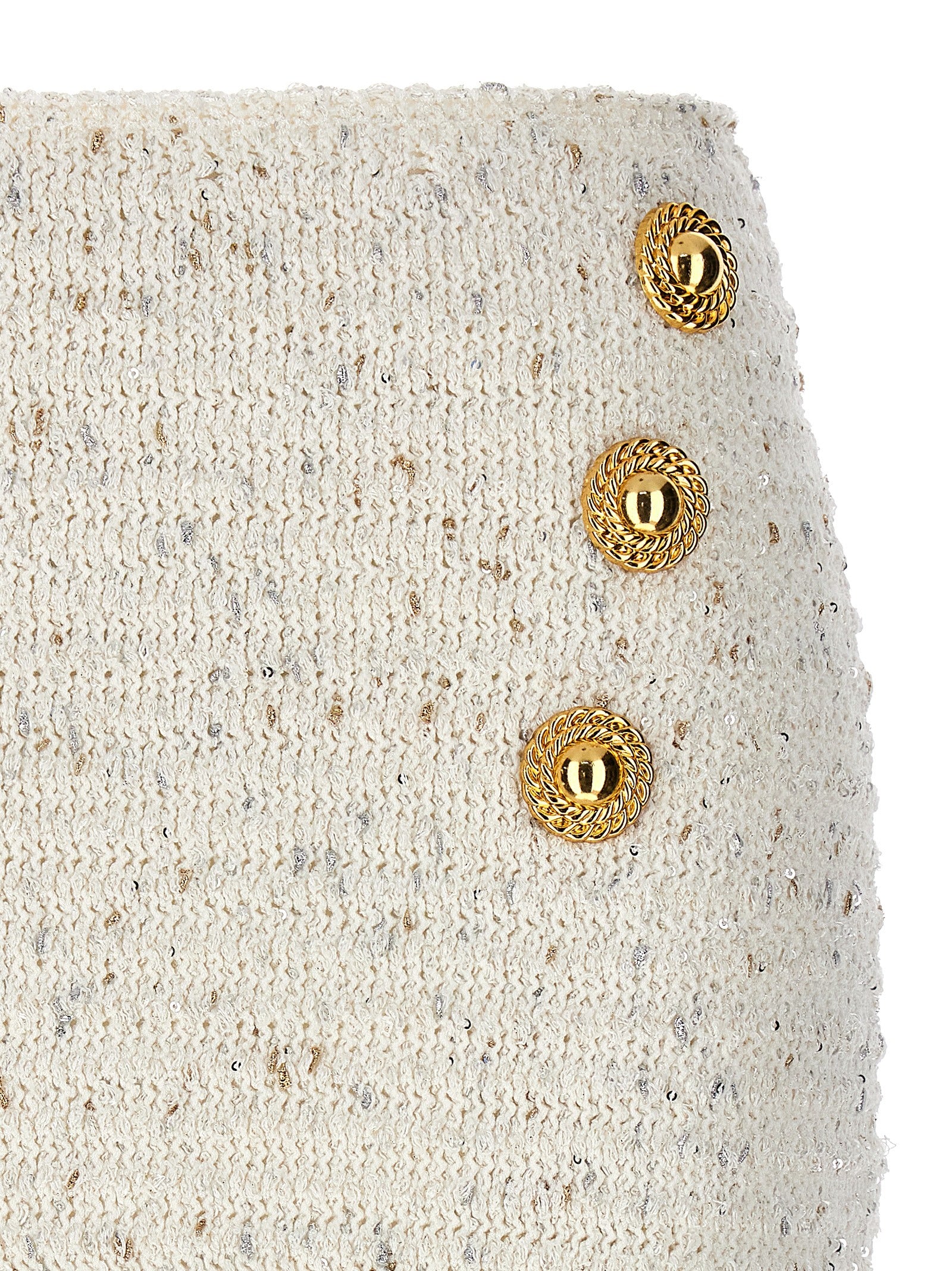 Balmain 'Fringed Tweed' Skirt