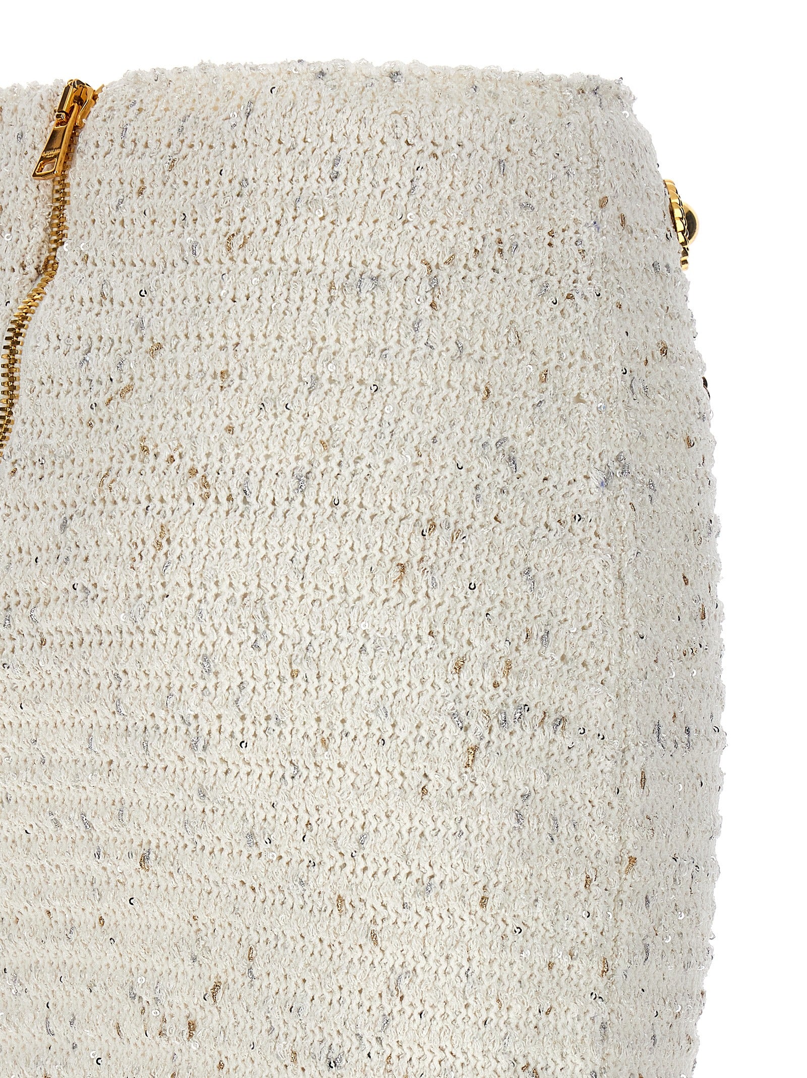 Balmain 'Fringed Tweed' Skirt