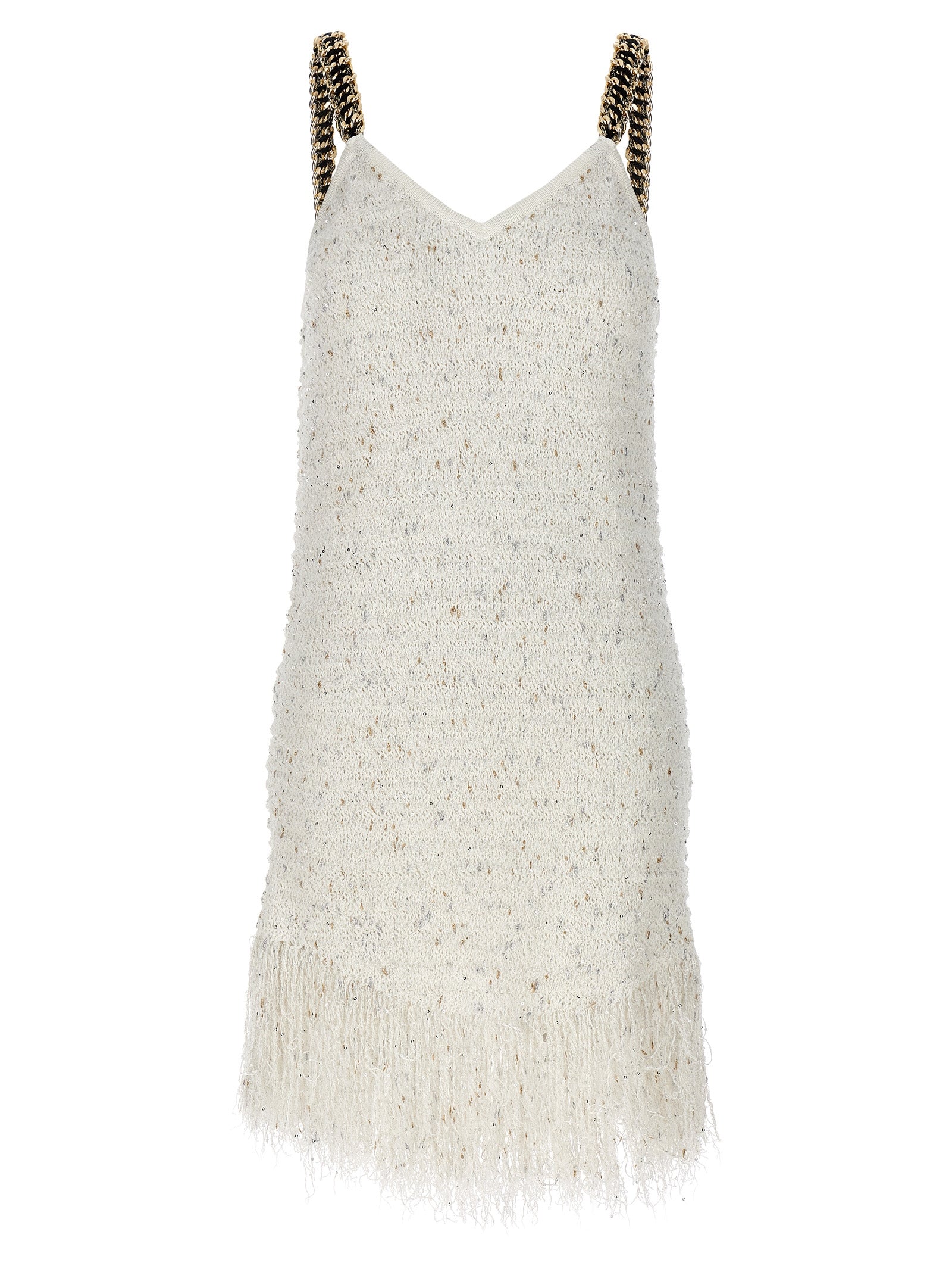 Balmain 'Fringed Tweed' Dress