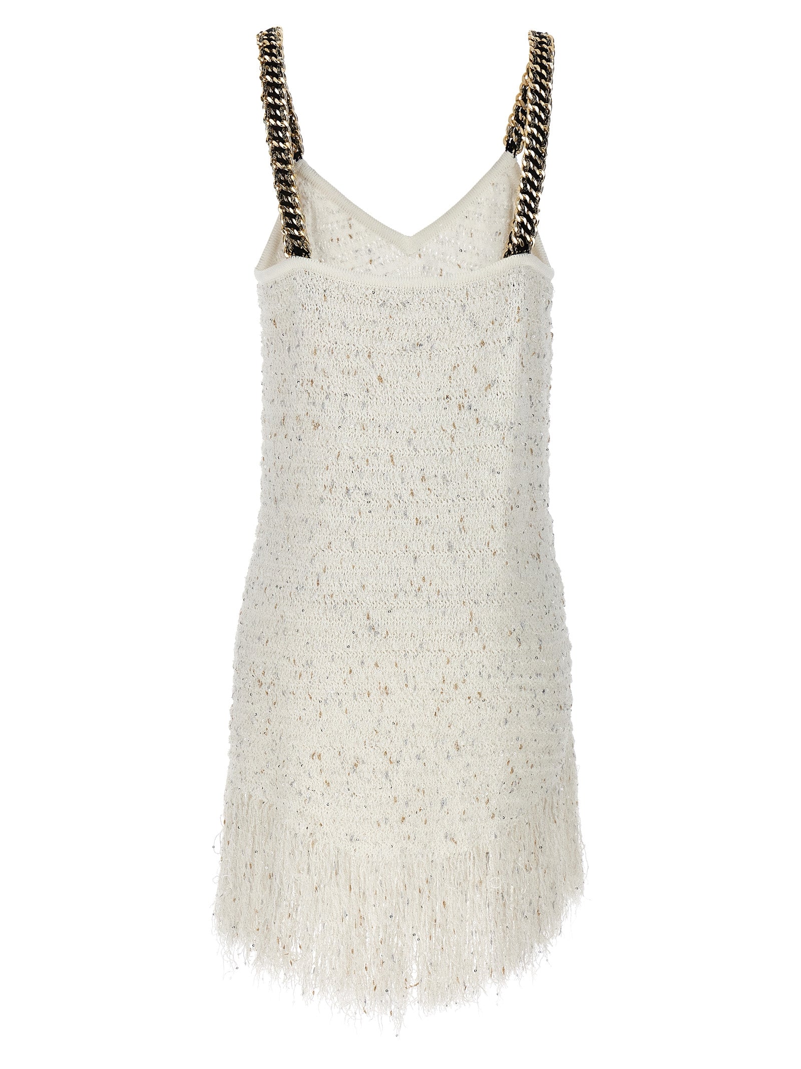 Balmain 'Fringed Tweed' Dress