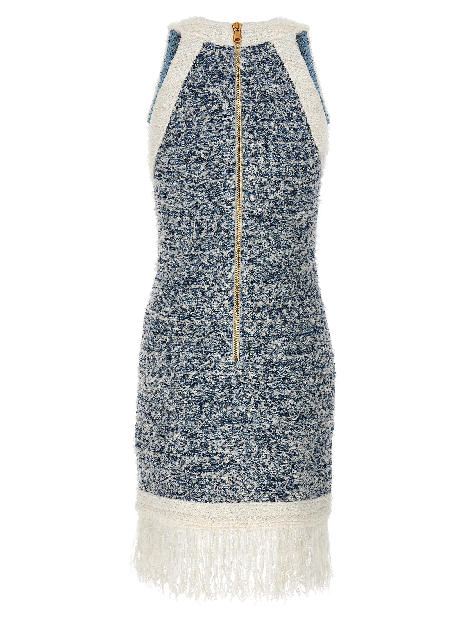 Balmain 'Fringed Tweed' Dress