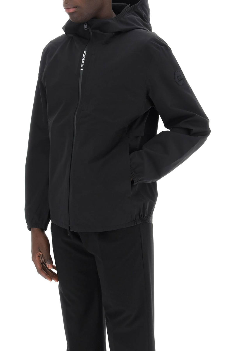 Woolrich Pacific Jacket In Tech Softshell Black