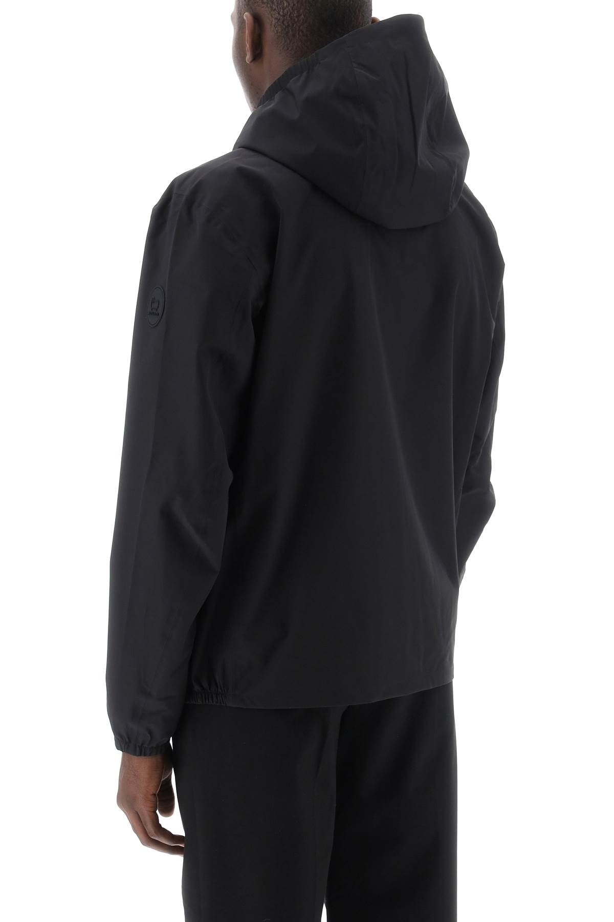 Woolrich Pacific Jacket In Tech Softshell Black