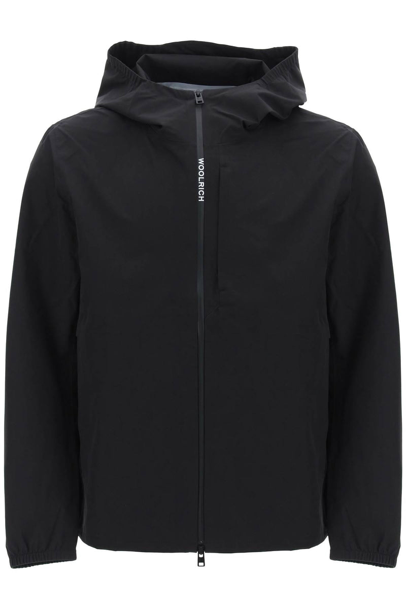 Woolrich Pacific Jacket In Tech Softshell Black