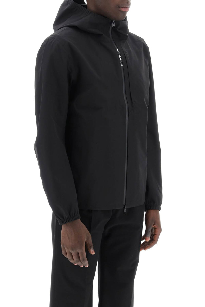 Woolrich Pacific Jacket In Tech Softshell Black