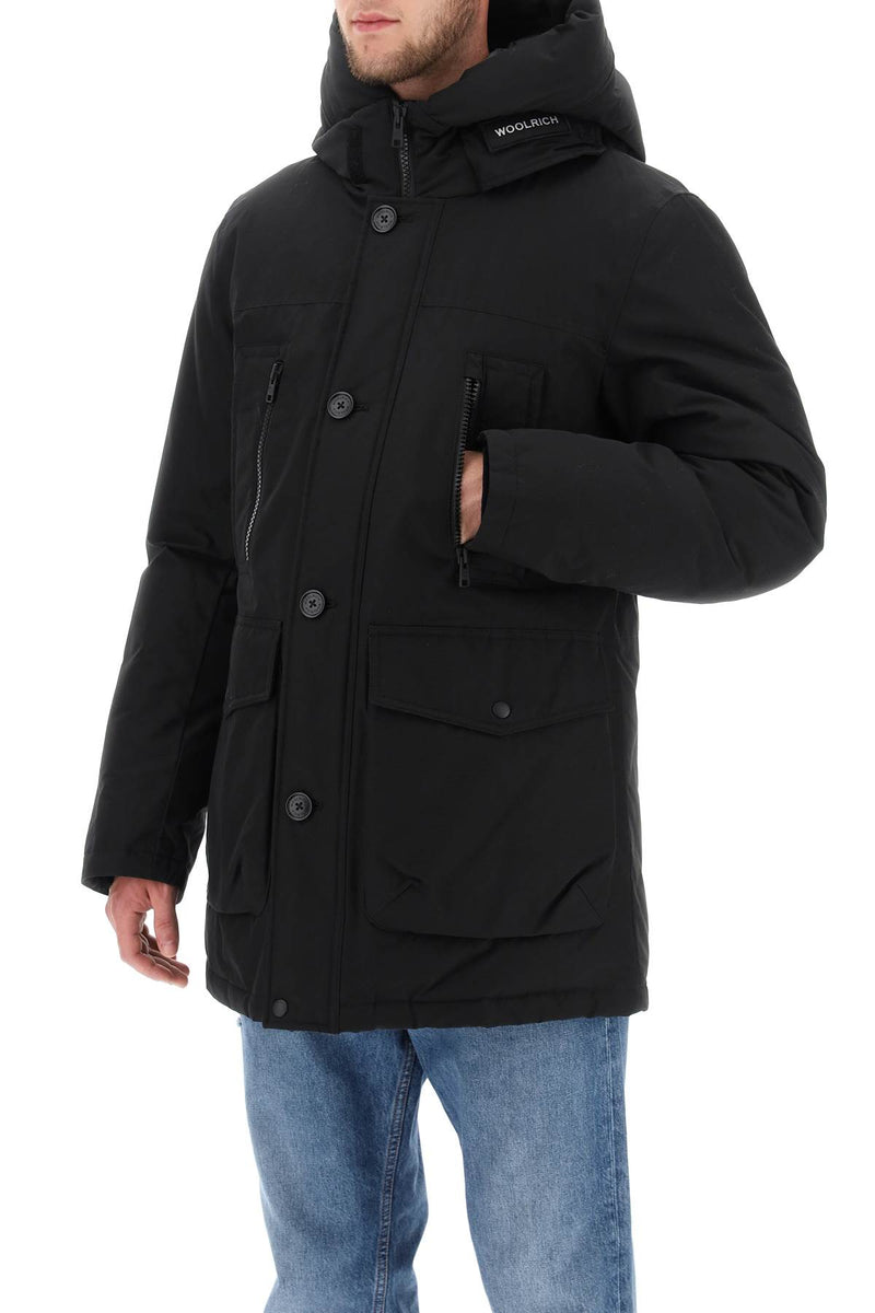 Woolrich 'Arctic' Parka In Ramar Fabric Black