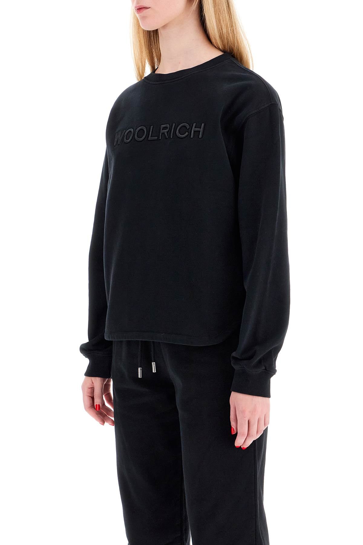 Woolrich 'Embroidered Logo Crewneck