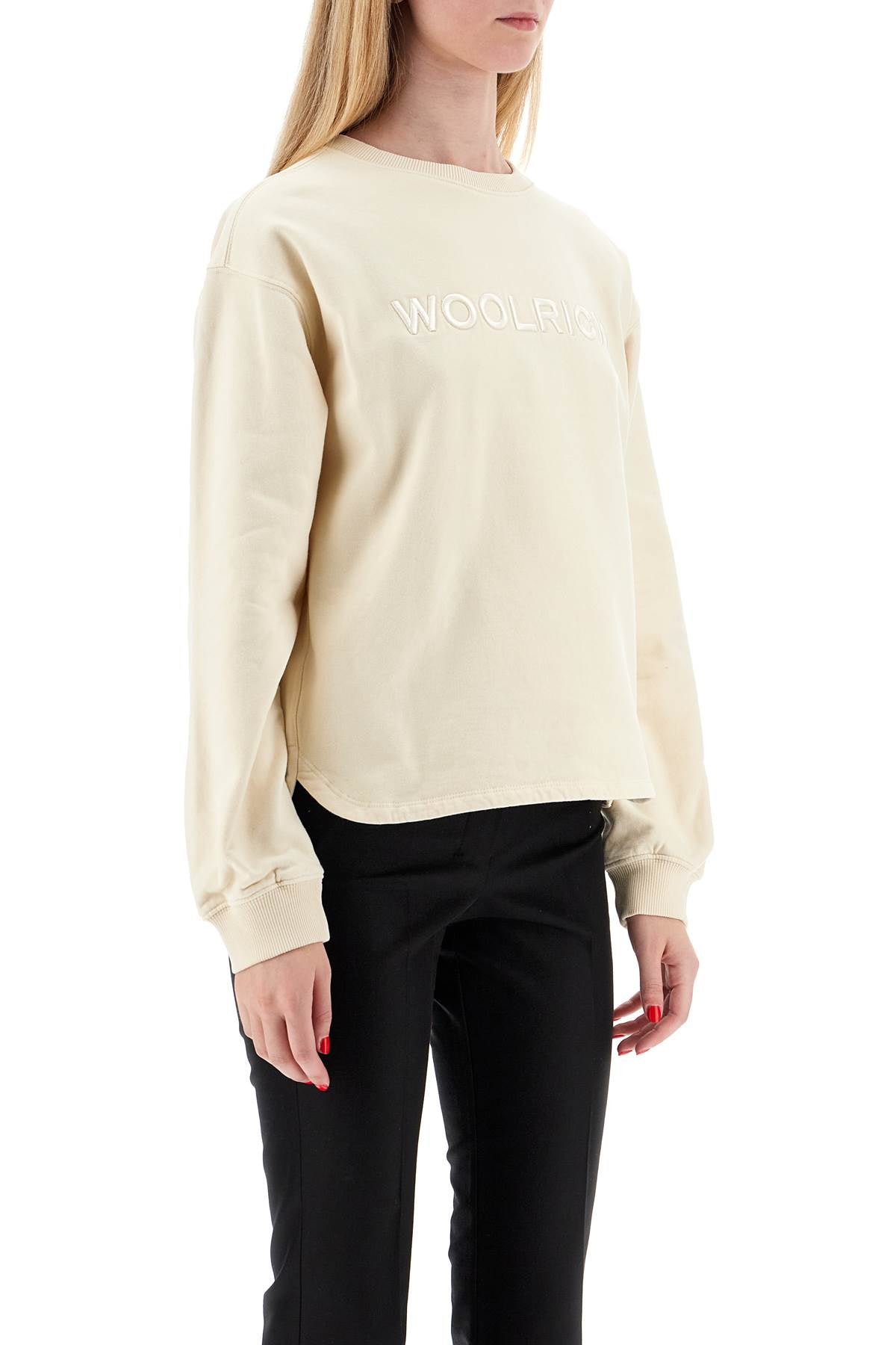 Woolrich Embroidered Logo Crewneck