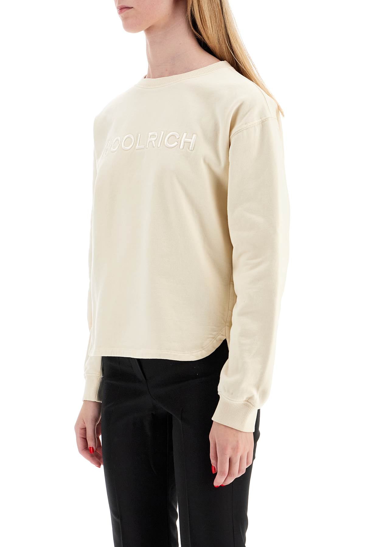 Woolrich Embroidered Logo Crewneck