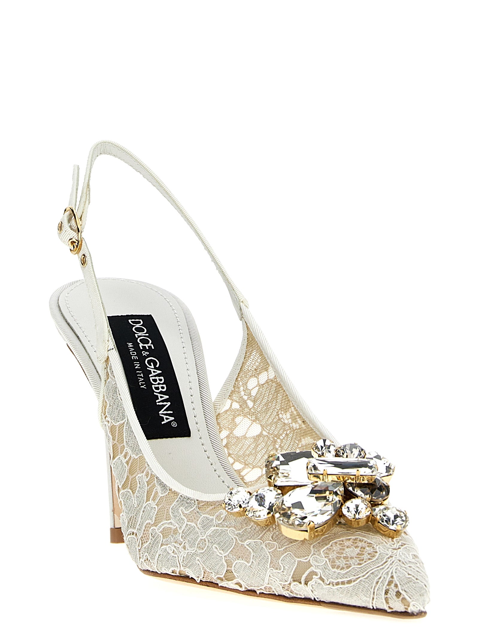 Dolce & Gabbana 'Rainbow Lace' Slingback