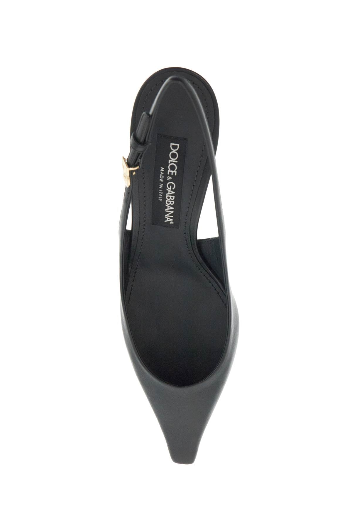 Dolce & Gabbana Nappa Slingback Dã©Col