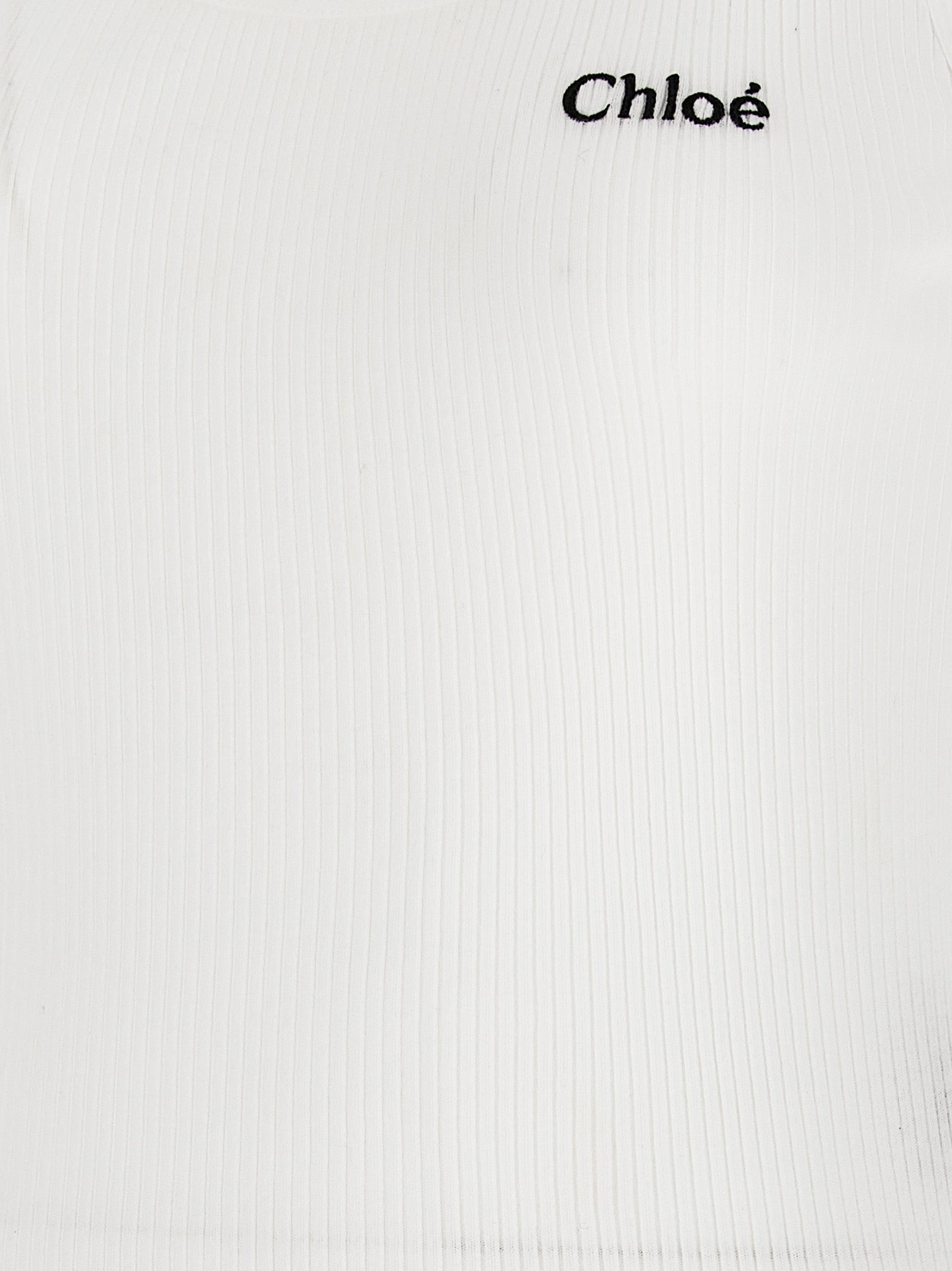 Chloé Logo Embroidery Top