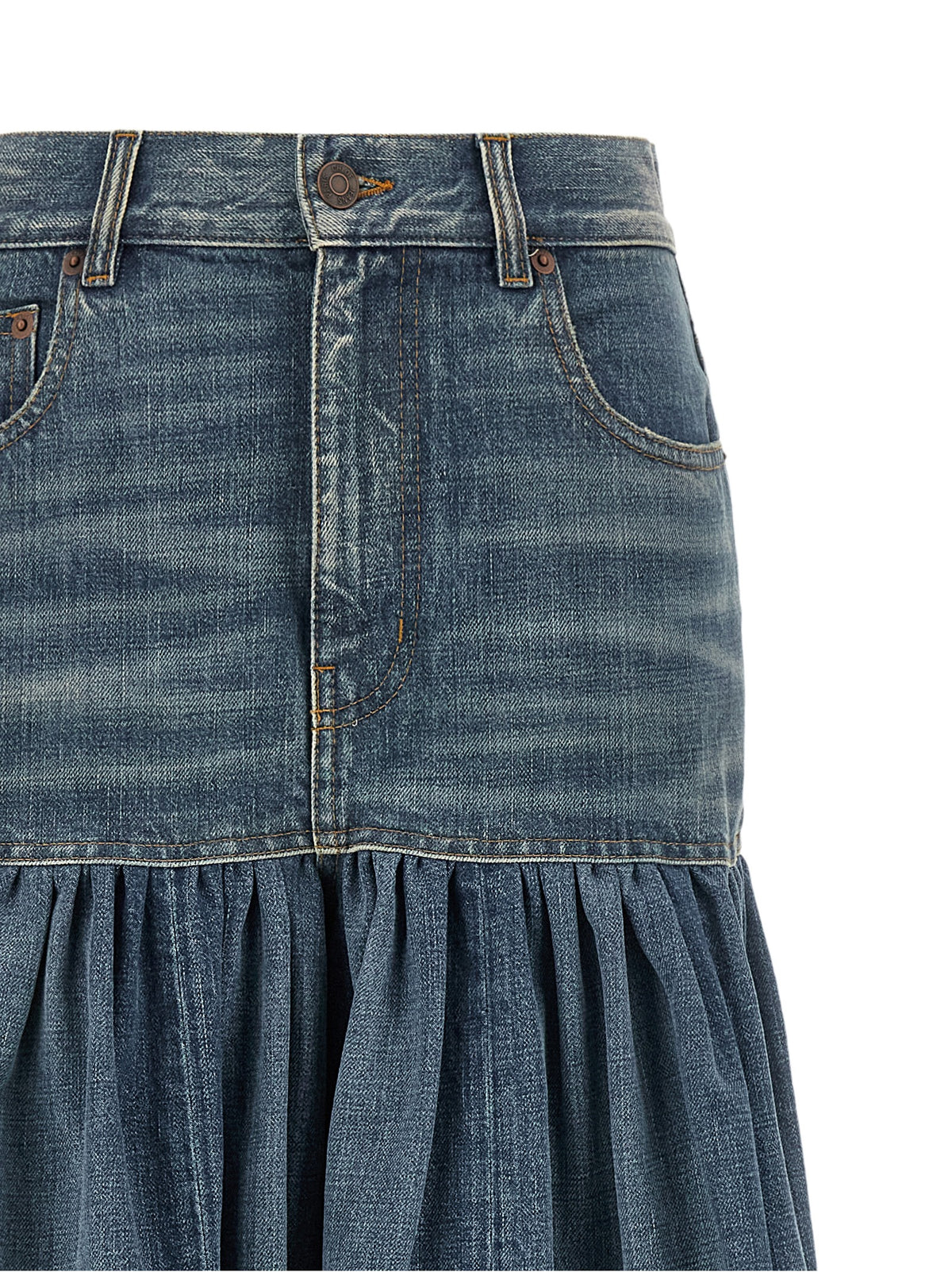 Chloé 'Balloon' Denim Skirt