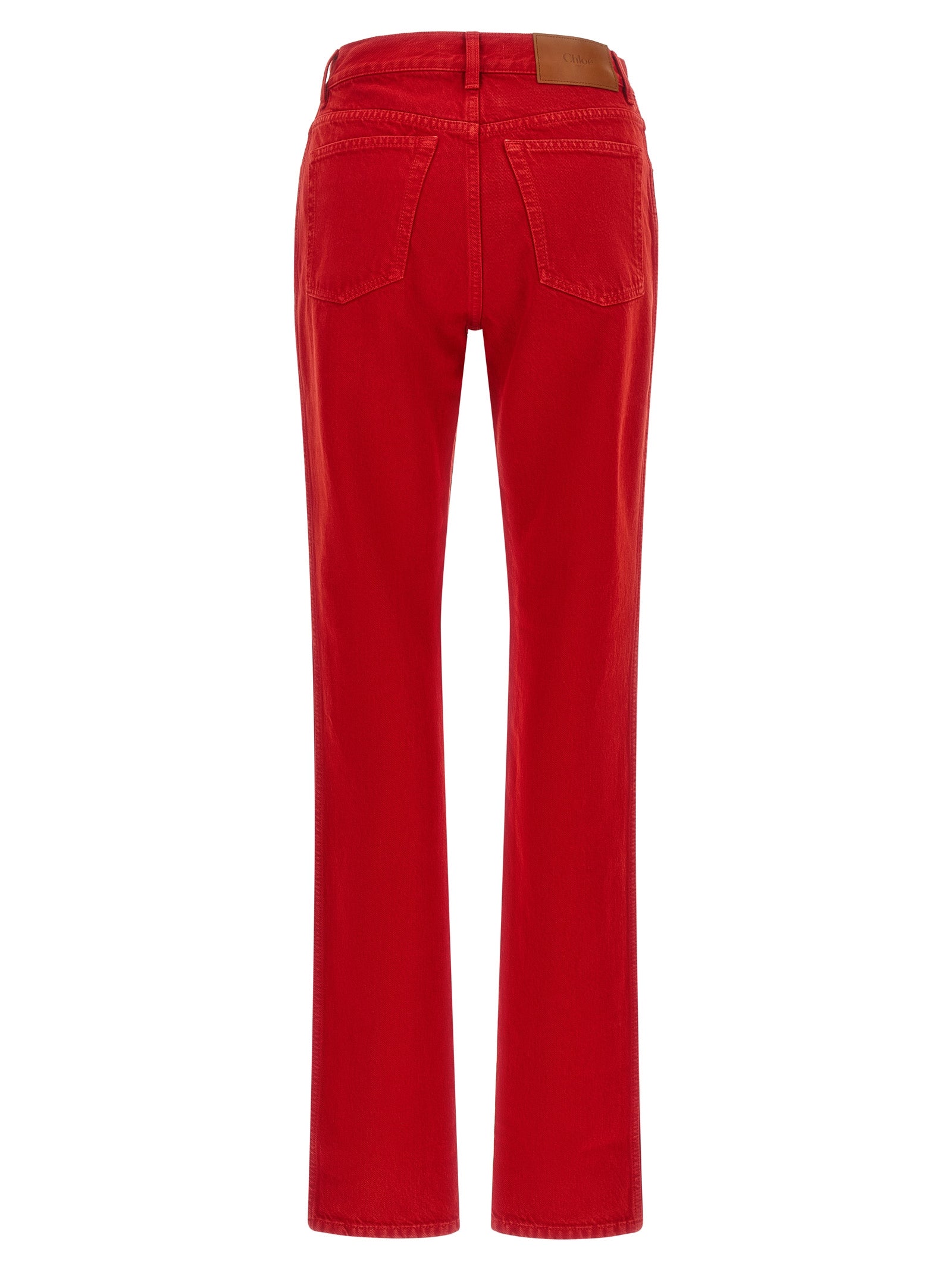 Chloé Garment-Dyed Denim Jeans