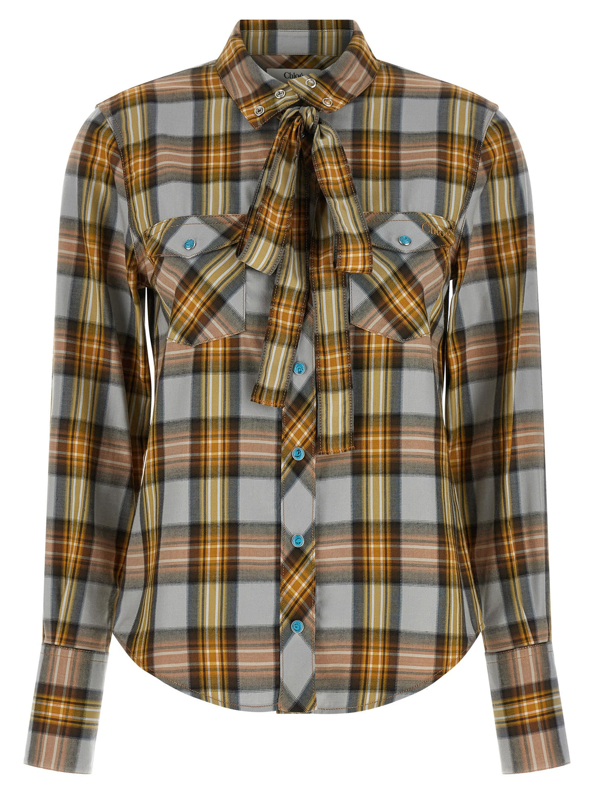 Chloé Lavaglière Checked Shirt