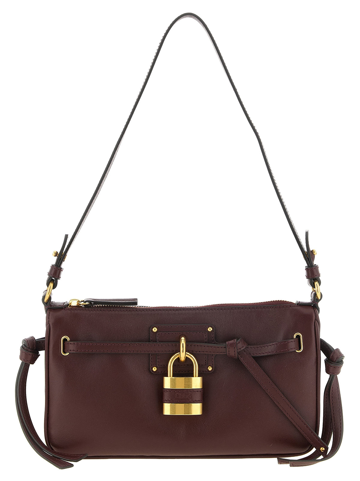 Chloé 'Paddington Sling' Burgundy Mini Clutch