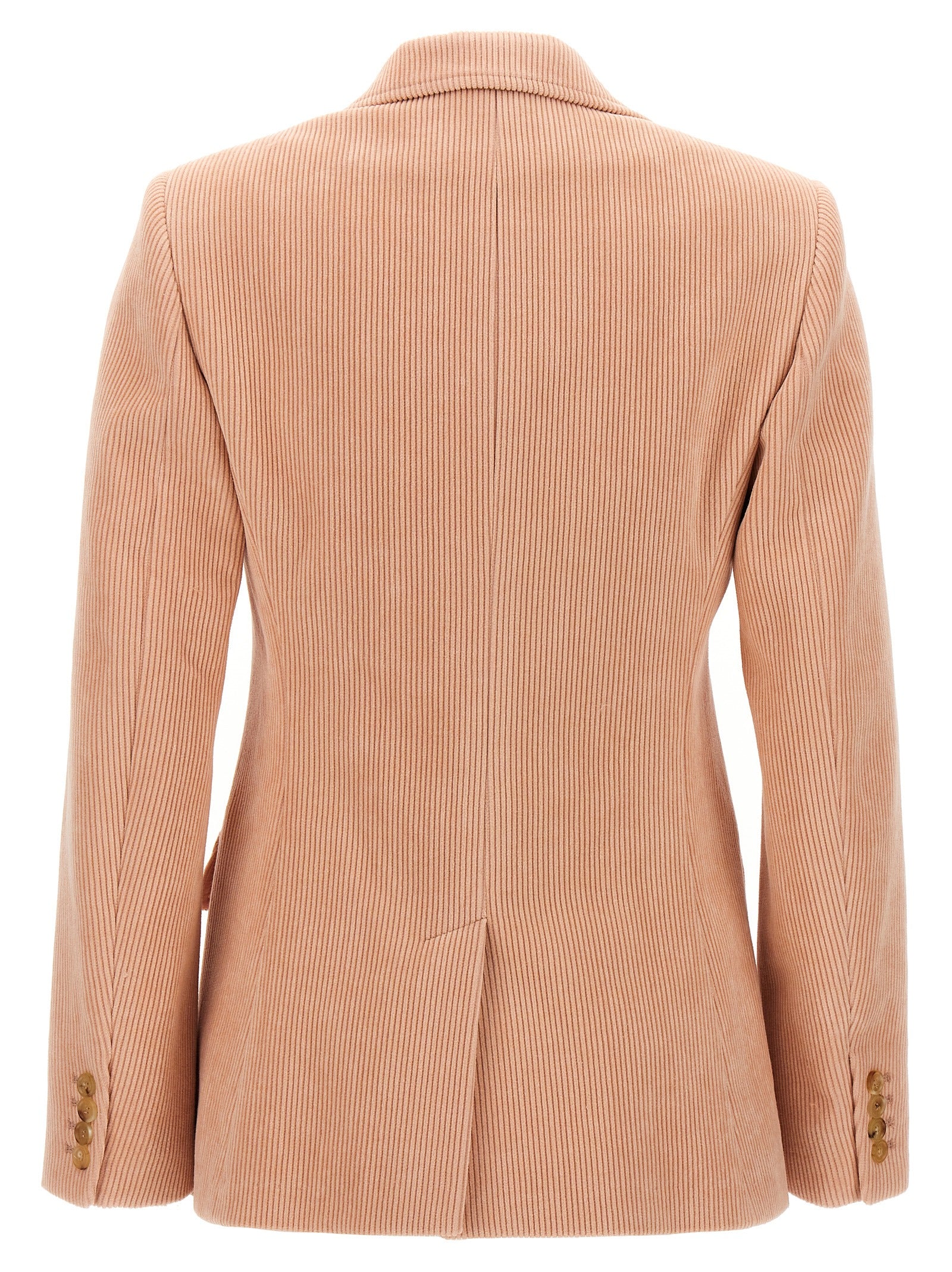 Chloé Ribbed Single Breast Corduroy Blazer