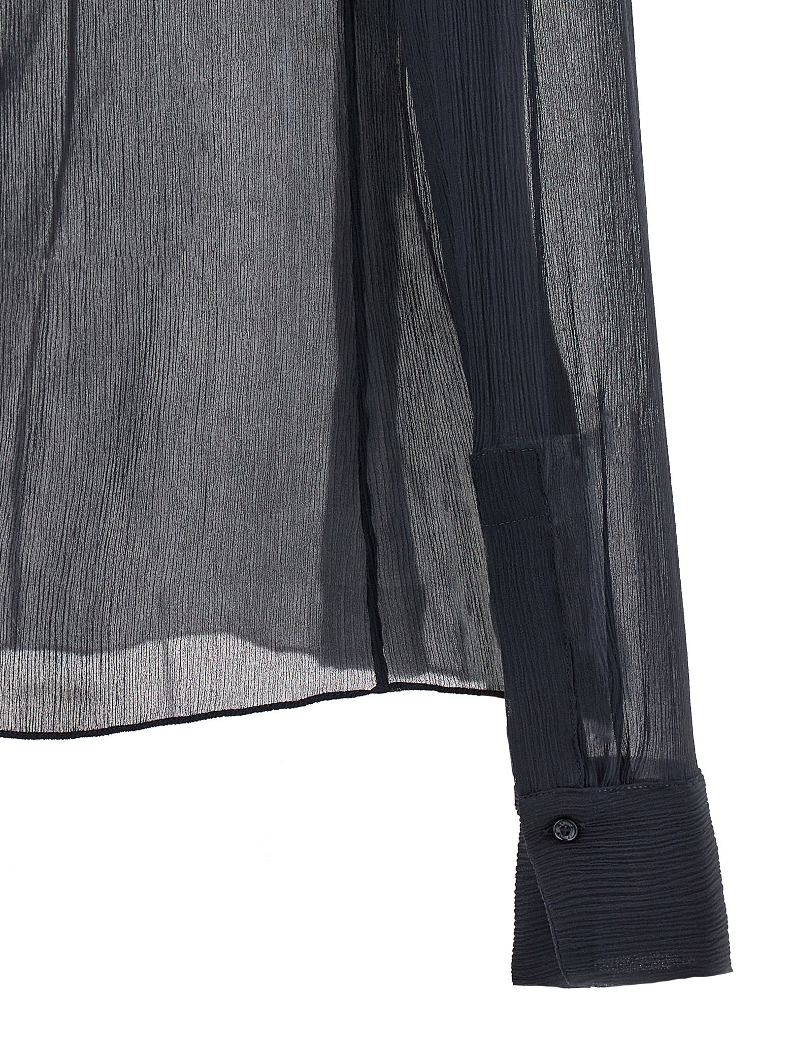 Chloé Pleated Silk Shirt