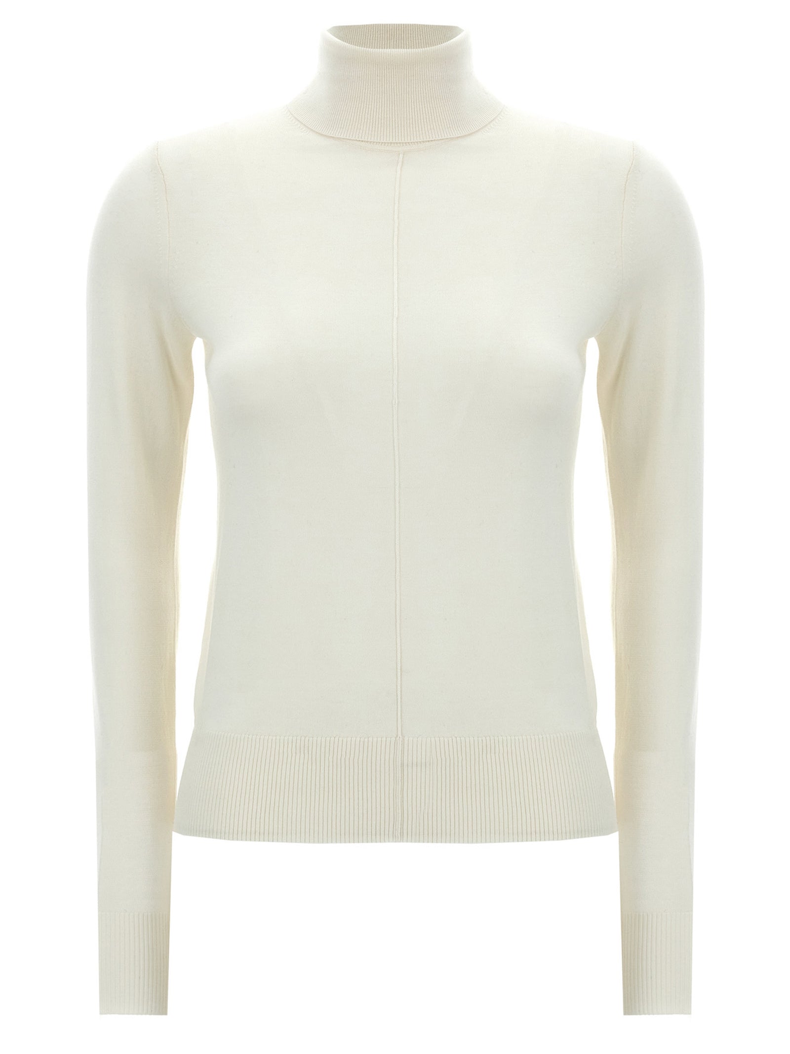 Chloé Logo Embroidery Turtleneck Sweater