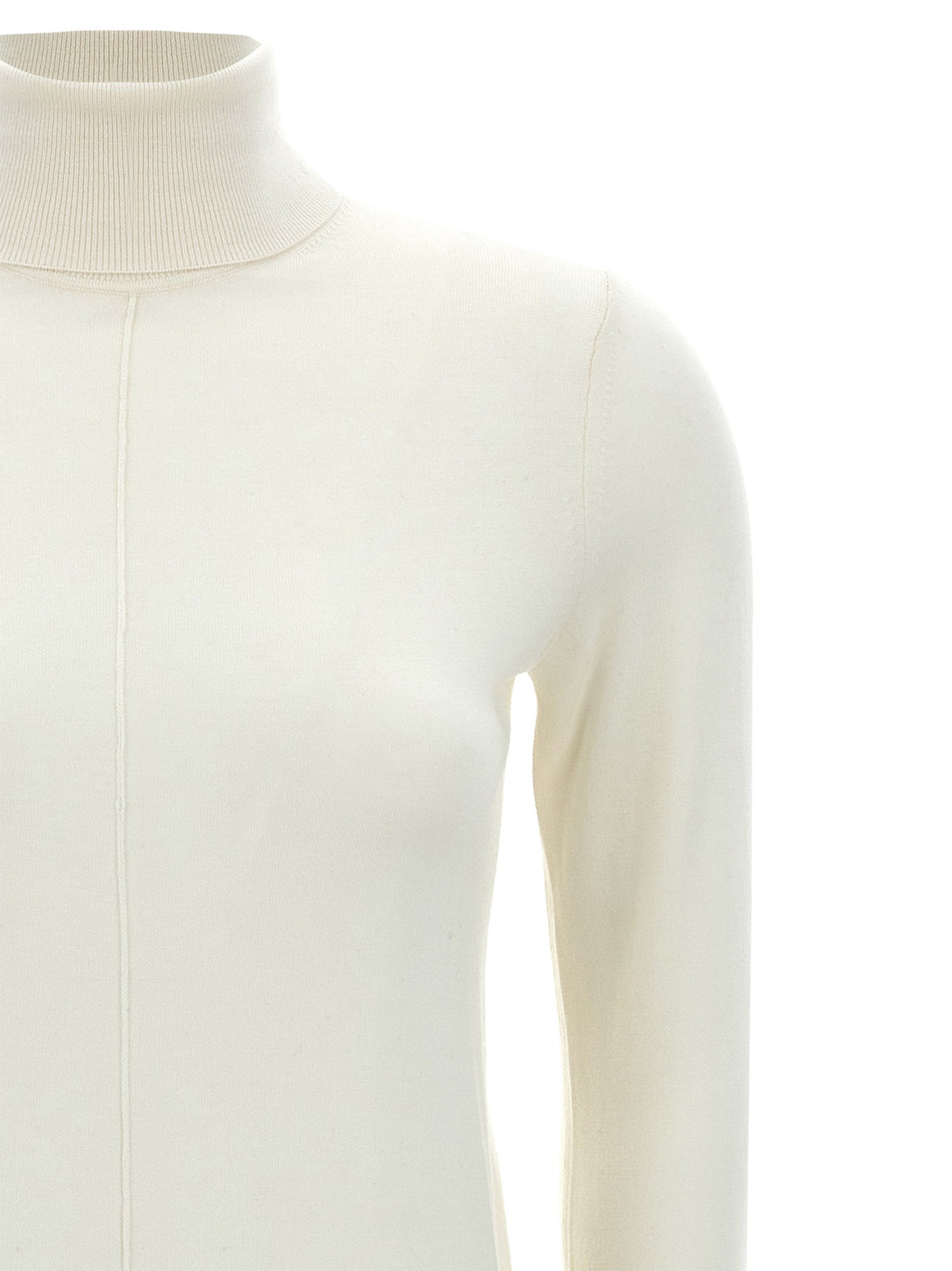 Chloé Logo Embroidery Turtleneck Sweater