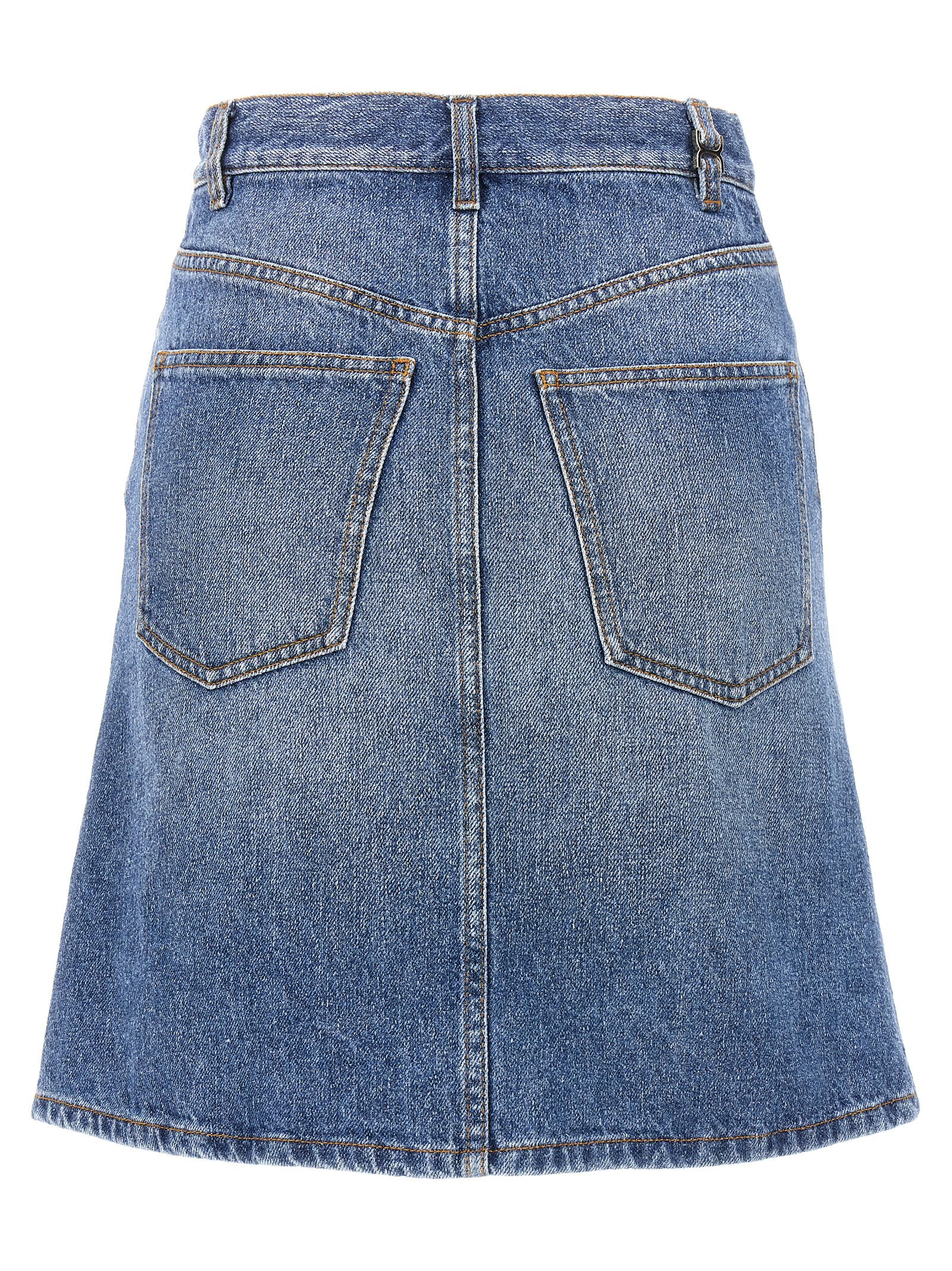 Chloé Denim Mini Skirt