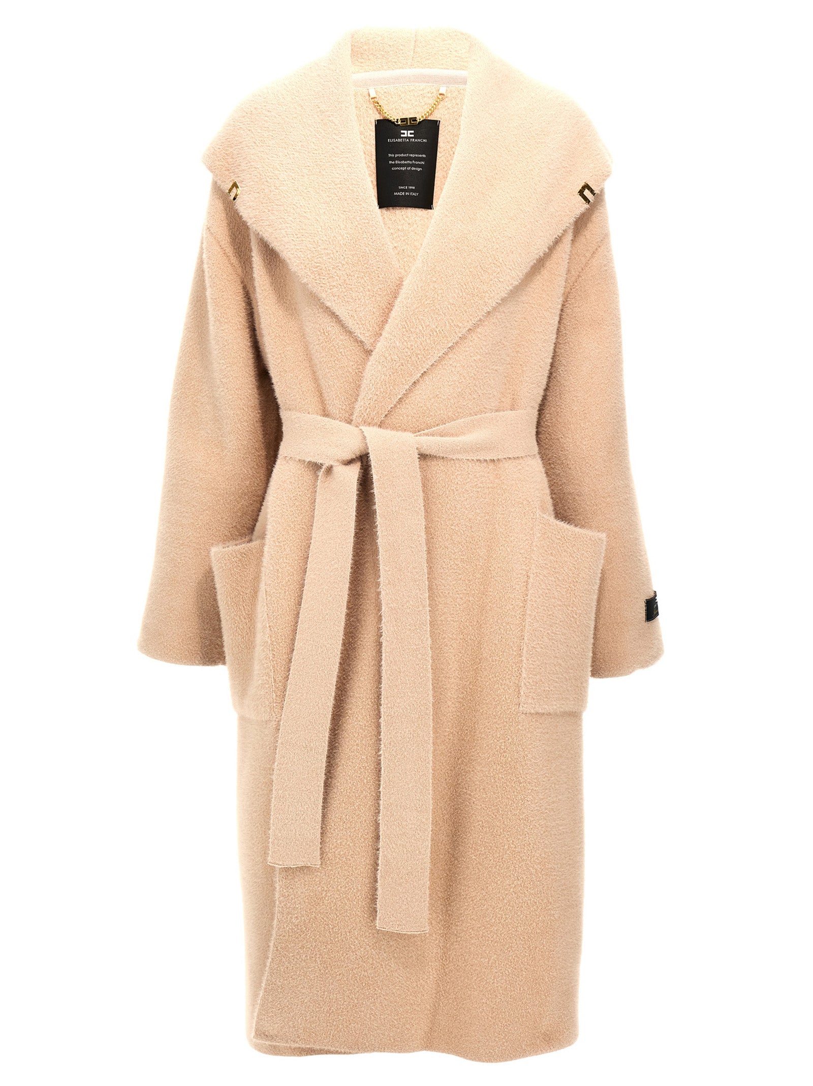 Elisabetta Franchi Fur-Effect Coat