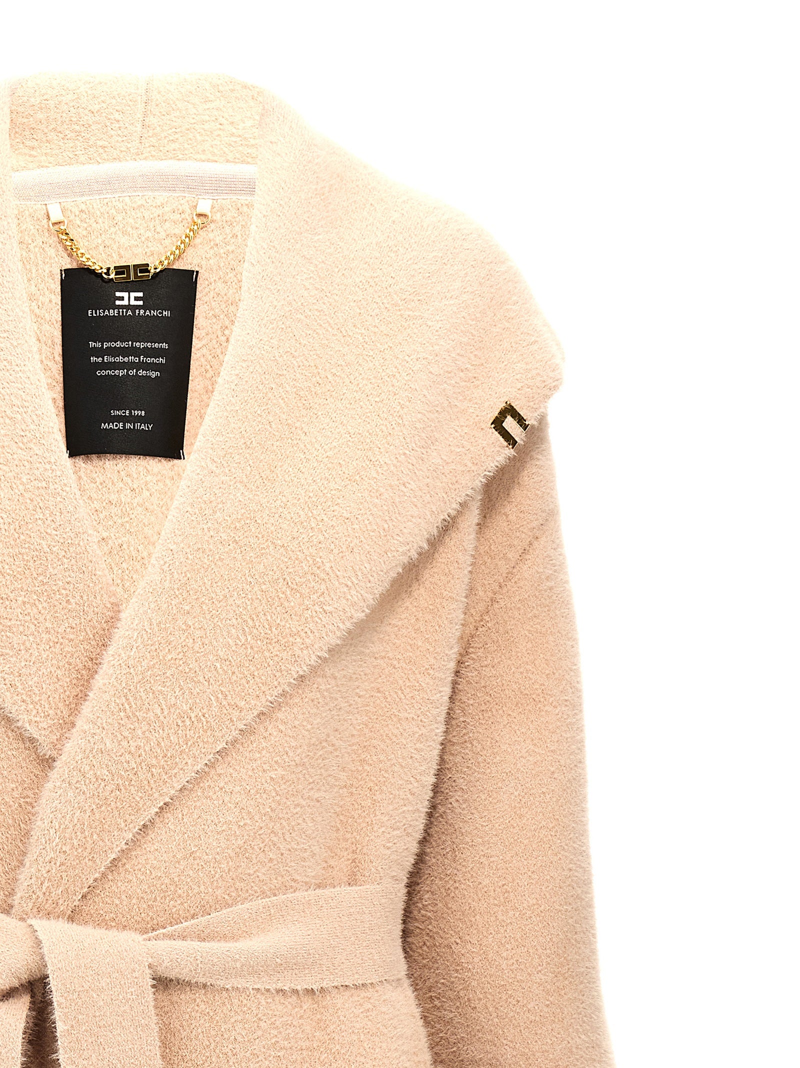 Elisabetta Franchi Fur-Effect Coat