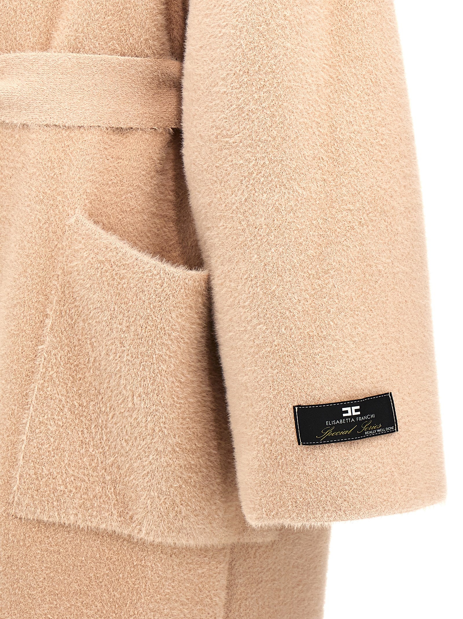 Elisabetta Franchi Fur-Effect Coat