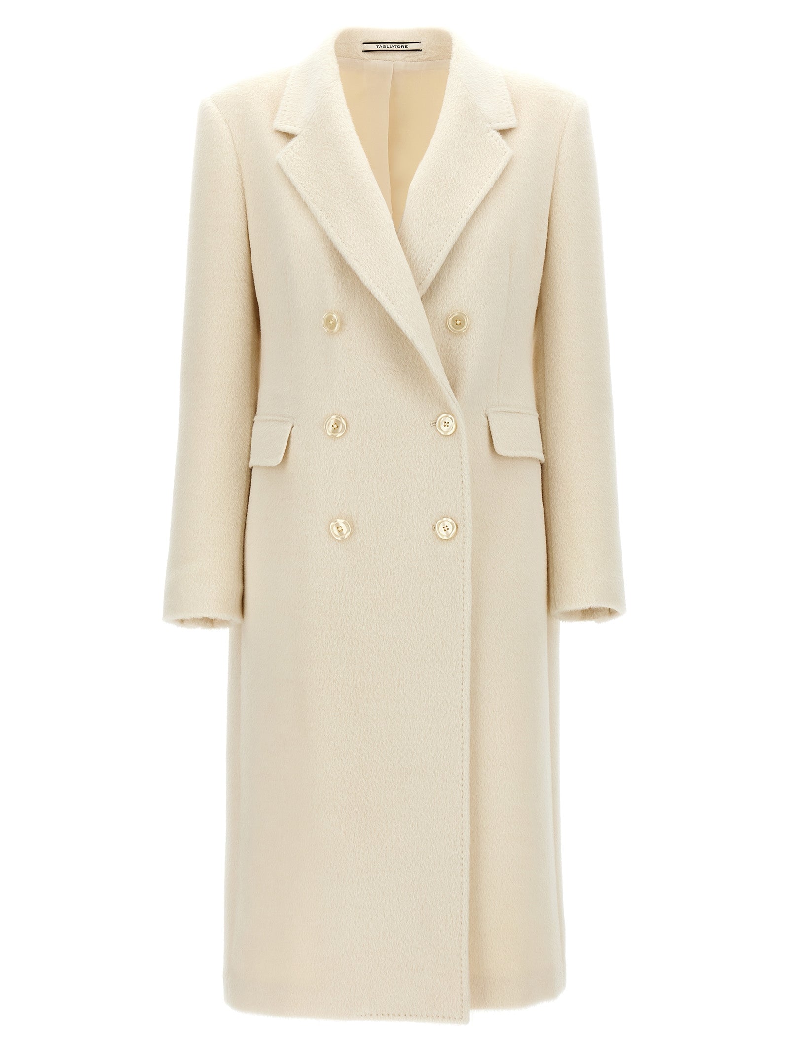 Tagliatore Alpaca Double-Breasted Coat