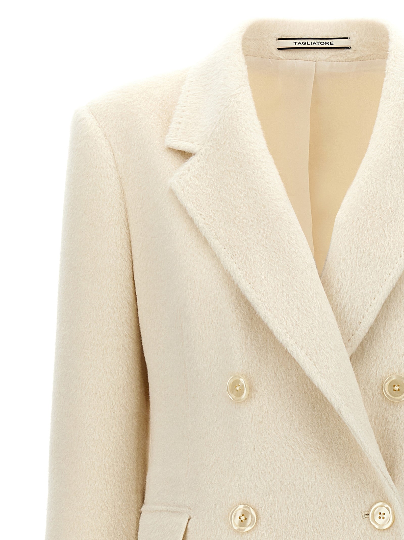 Tagliatore Alpaca Double-Breasted Coat