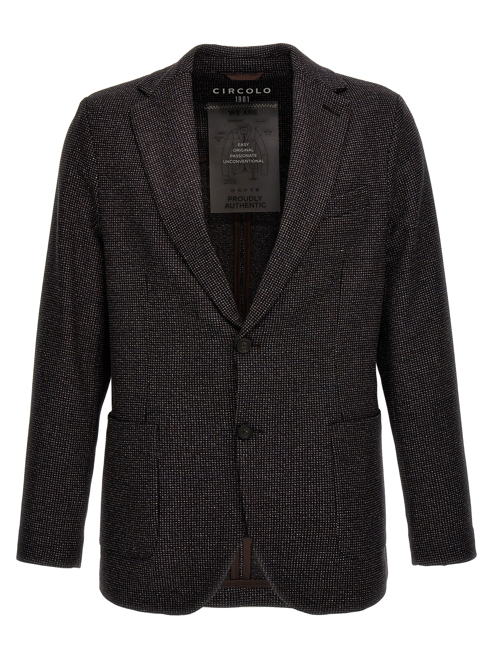 Circolo 1901 'Occhio Di Pernice' Wool Blazer