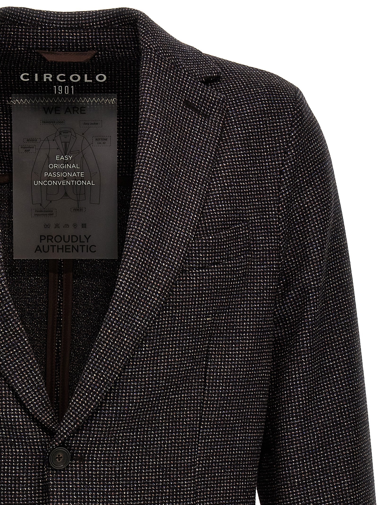 Circolo 1901 'Occhio Di Pernice' Wool Blazer