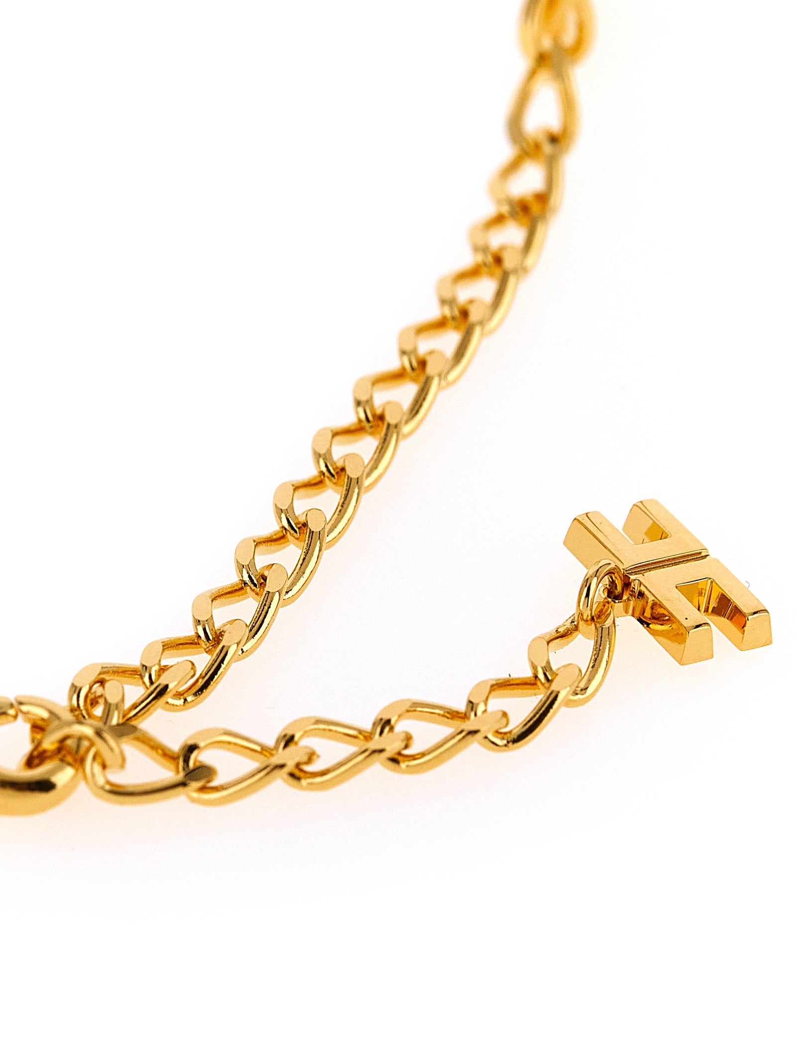 Elisabetta Franchi Logo Band Necklace