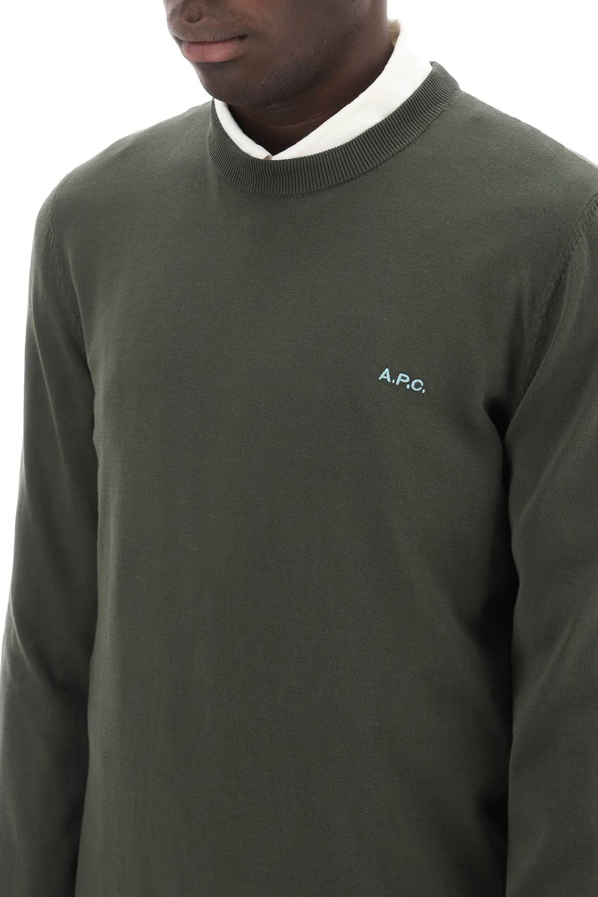 A.P.C. Mayeul Cotton Crewneck Pul