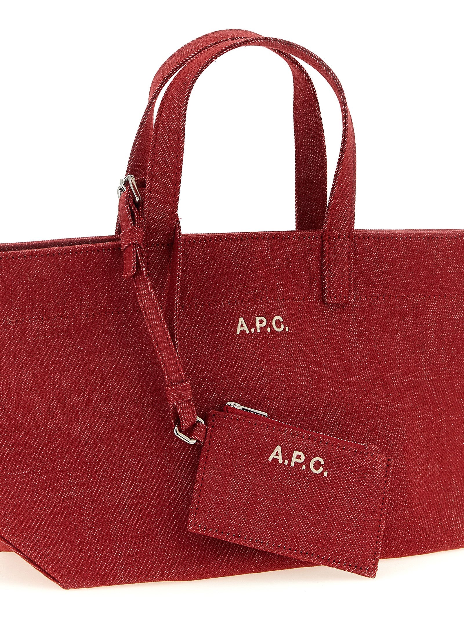 A.P.C. Small 'Le Drummer Toile' Shopping Bag