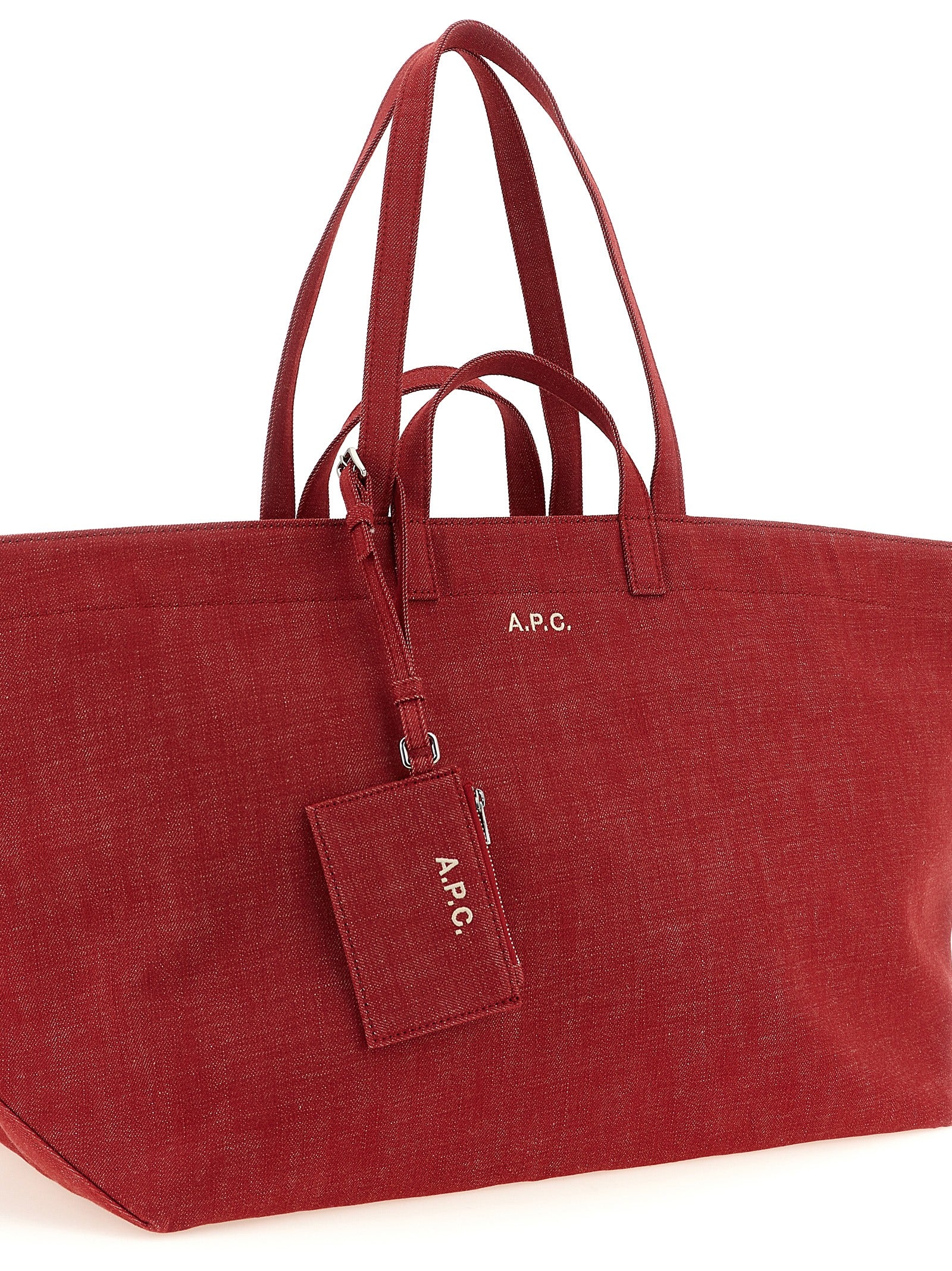 A.P.C. 'Le Drummer Toile' Large Shopping Bag