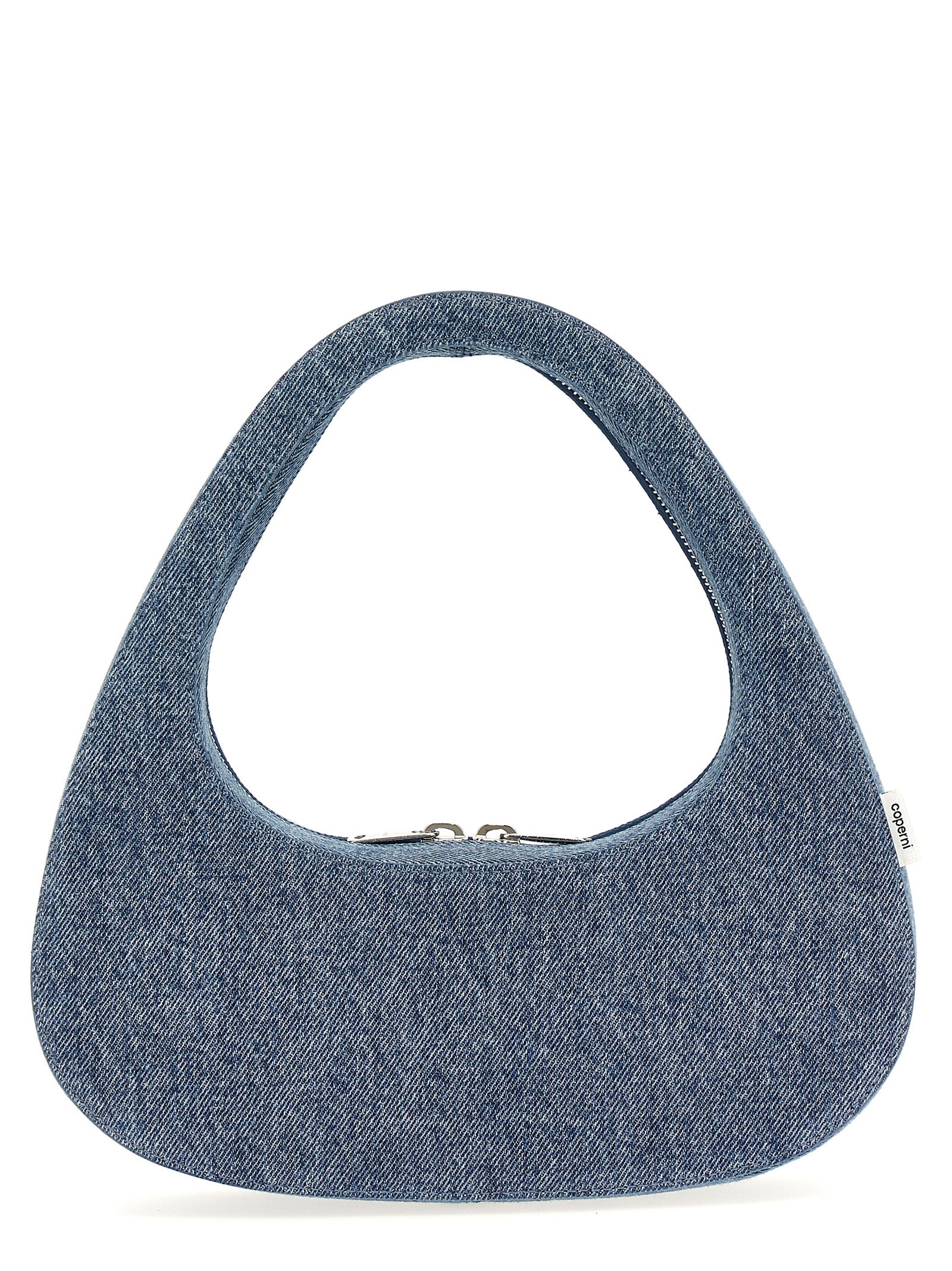 Coperni 'Denim Baguette Swipe Bag' Handbag