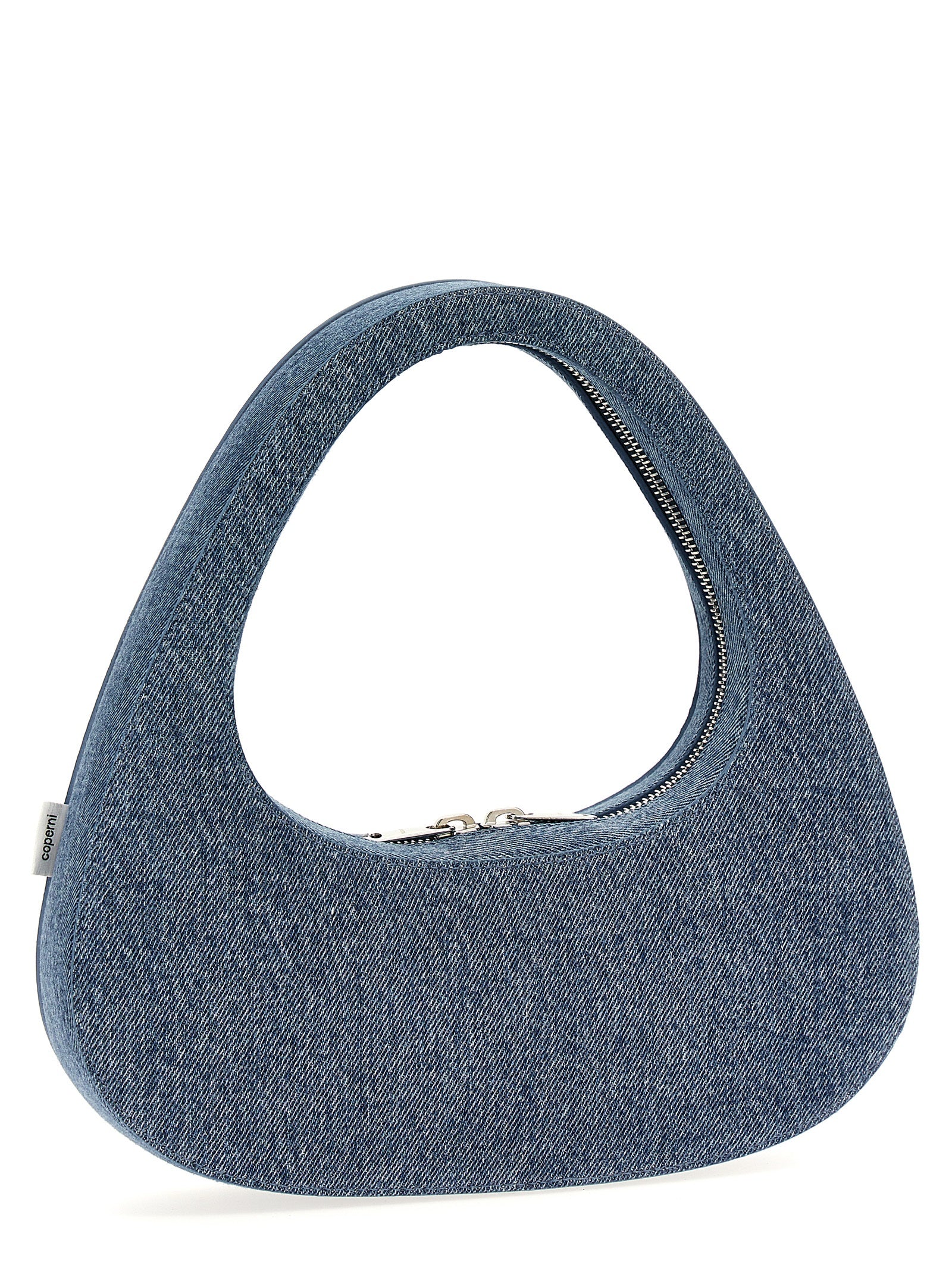 Coperni 'Denim Baguette Swipe Bag' Handbag