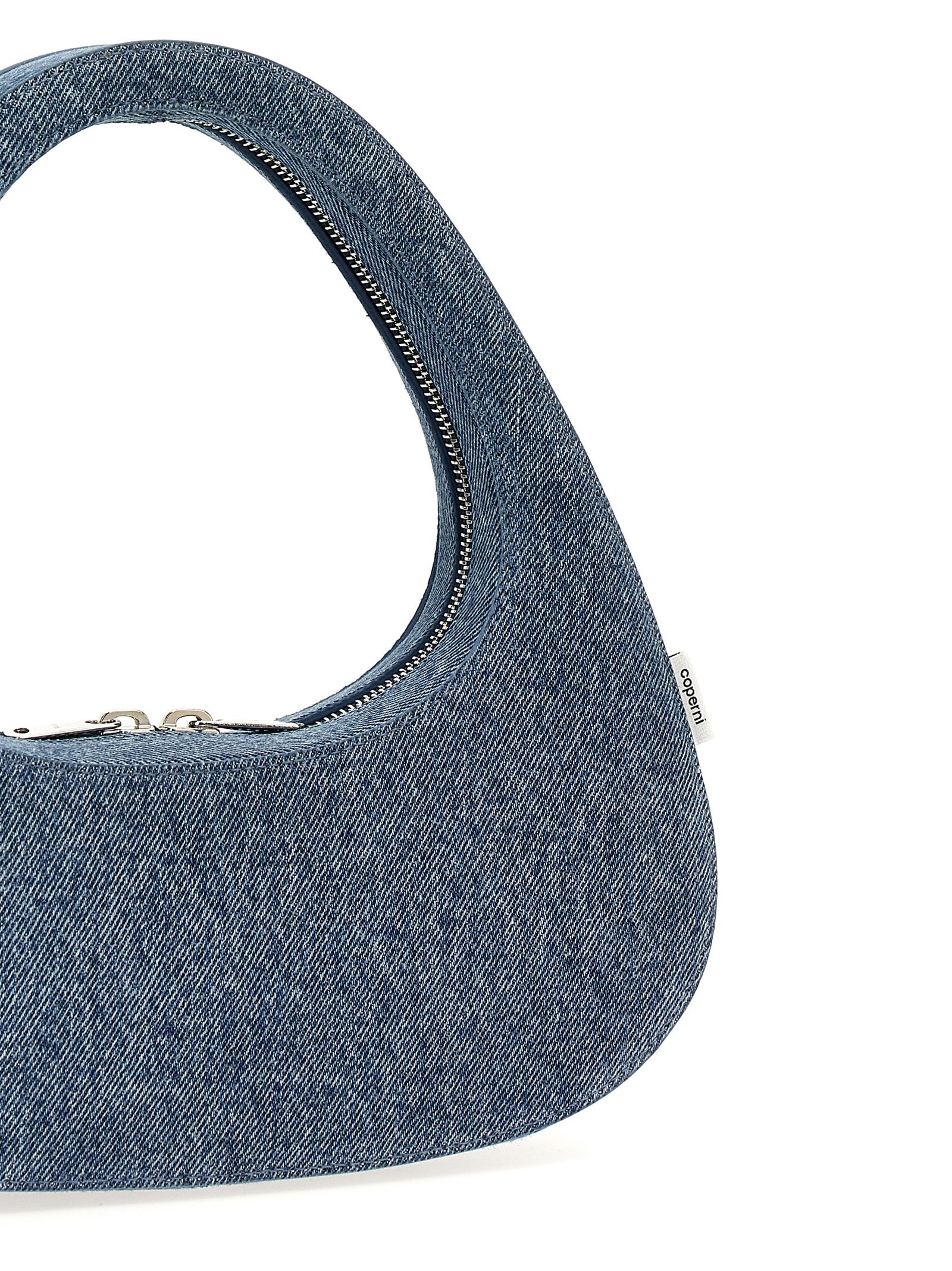 Coperni 'Denim Baguette Swipe Bag' Handbag