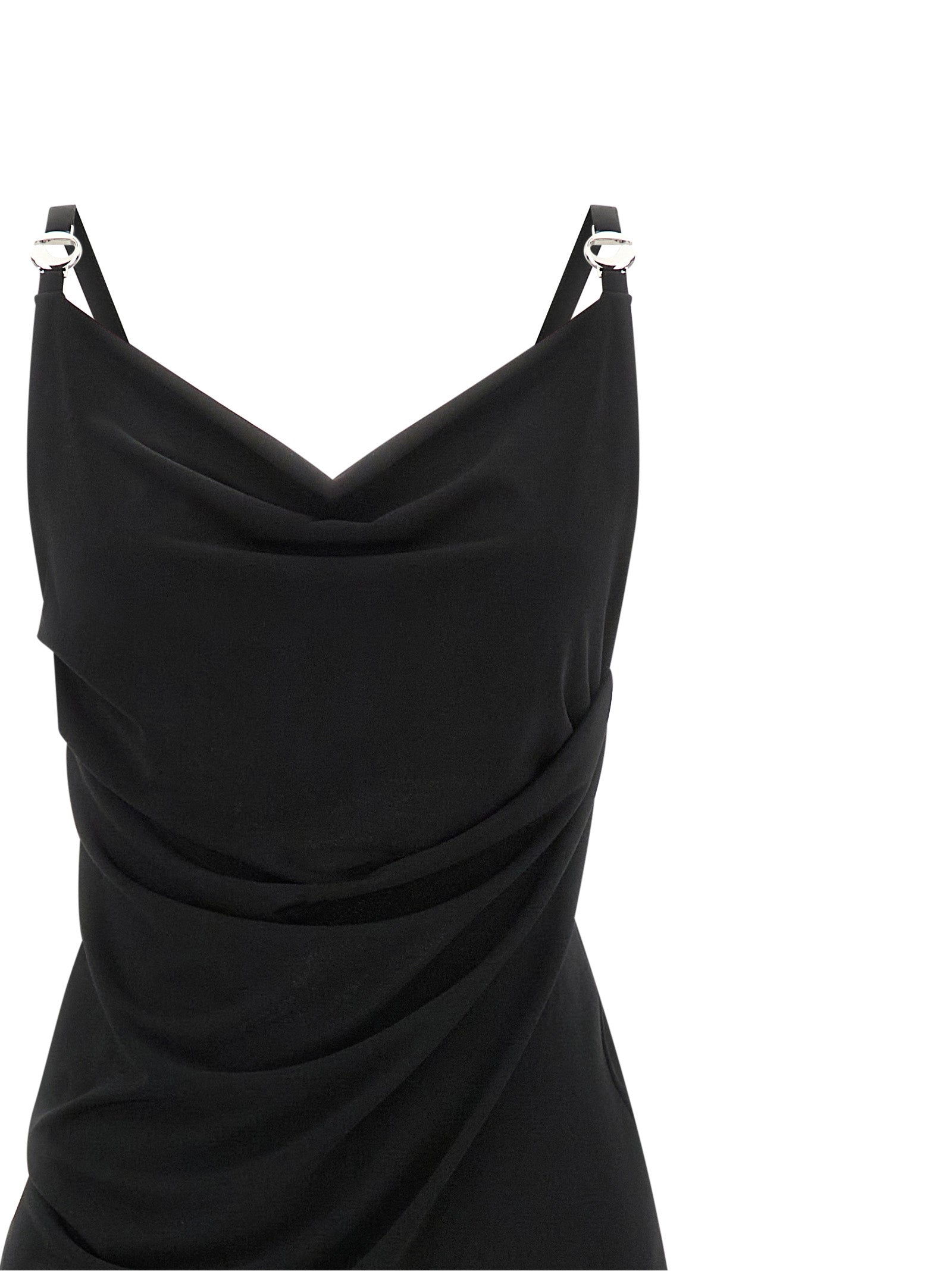 Coperni Metallic Logo Dress