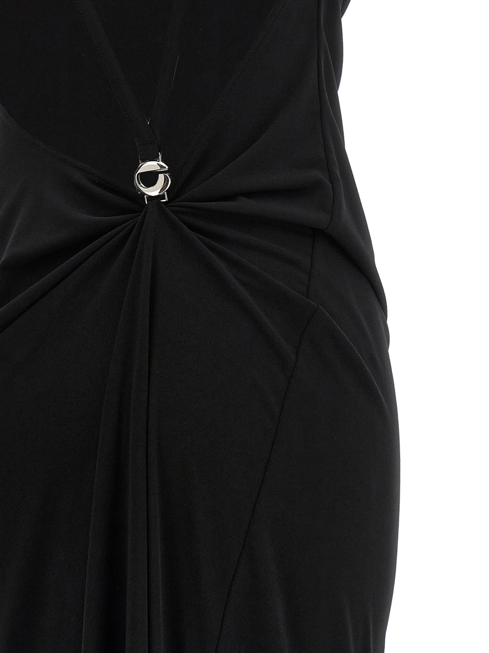 Coperni Metallic Logo Dress