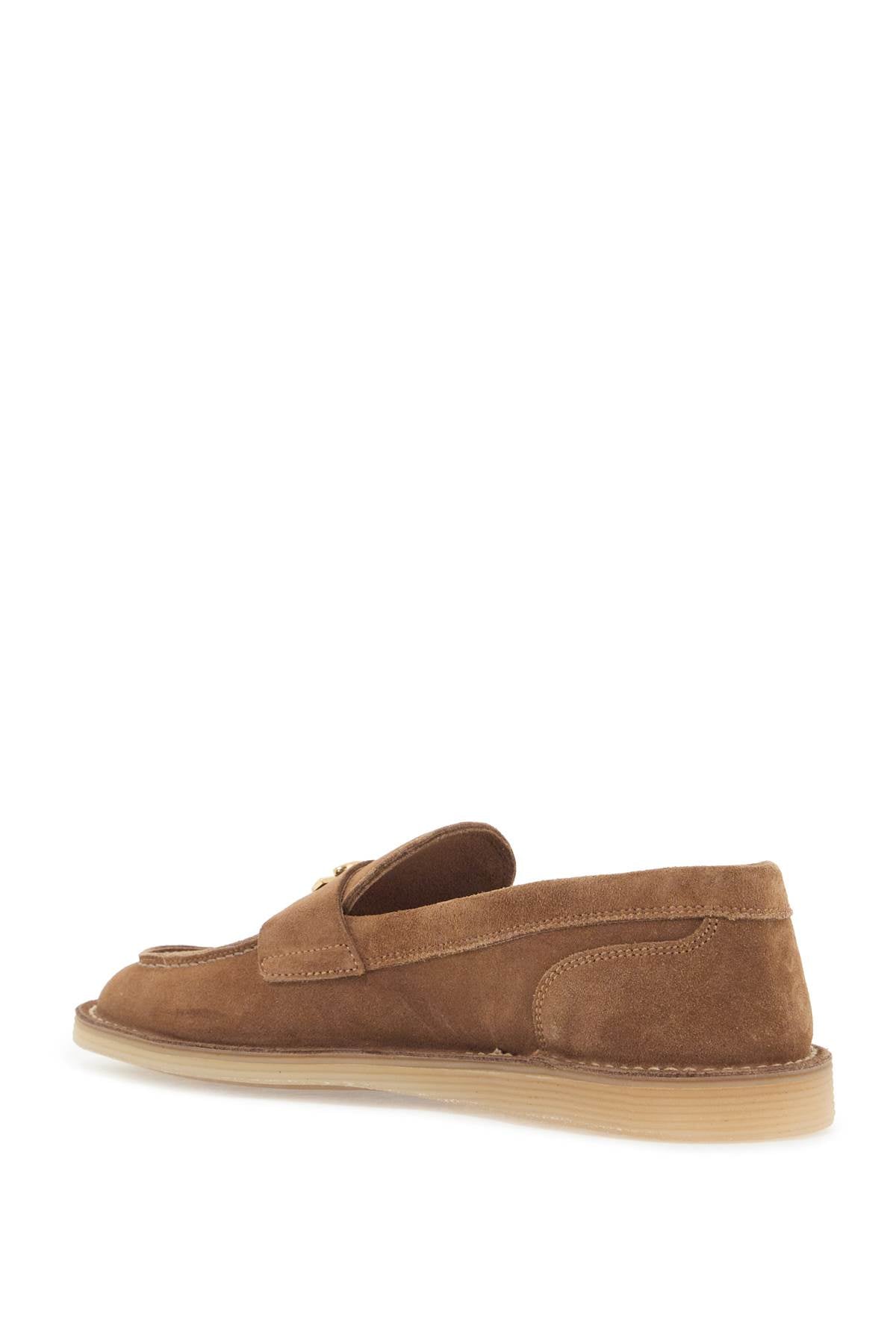 Dolce & Gabbana Suede Leather Moccas