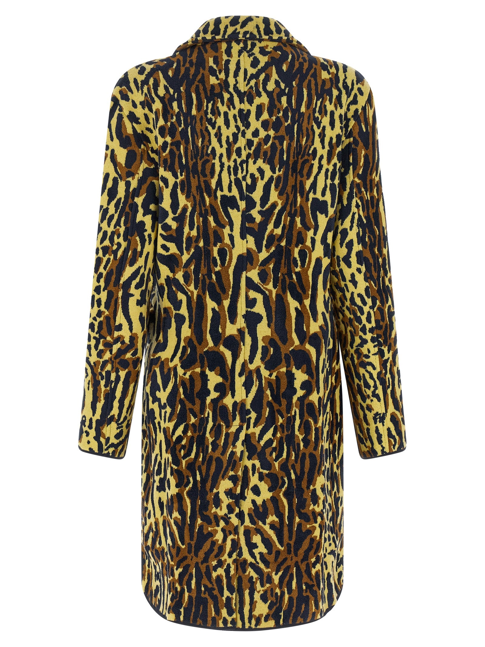 Marni Animalier Jacquard Wool Coat