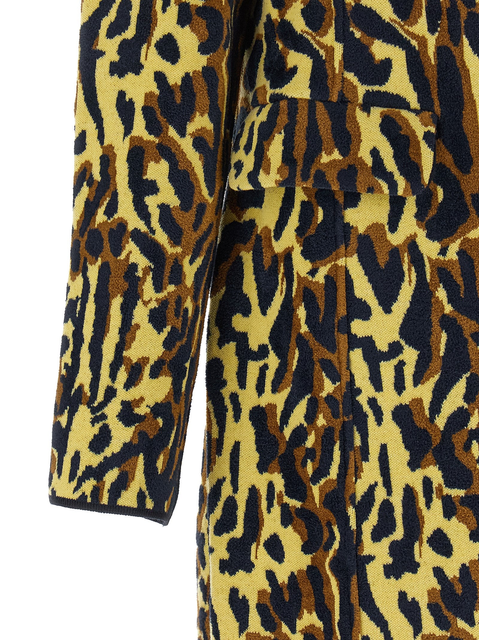Marni Animalier Jacquard Wool Coat