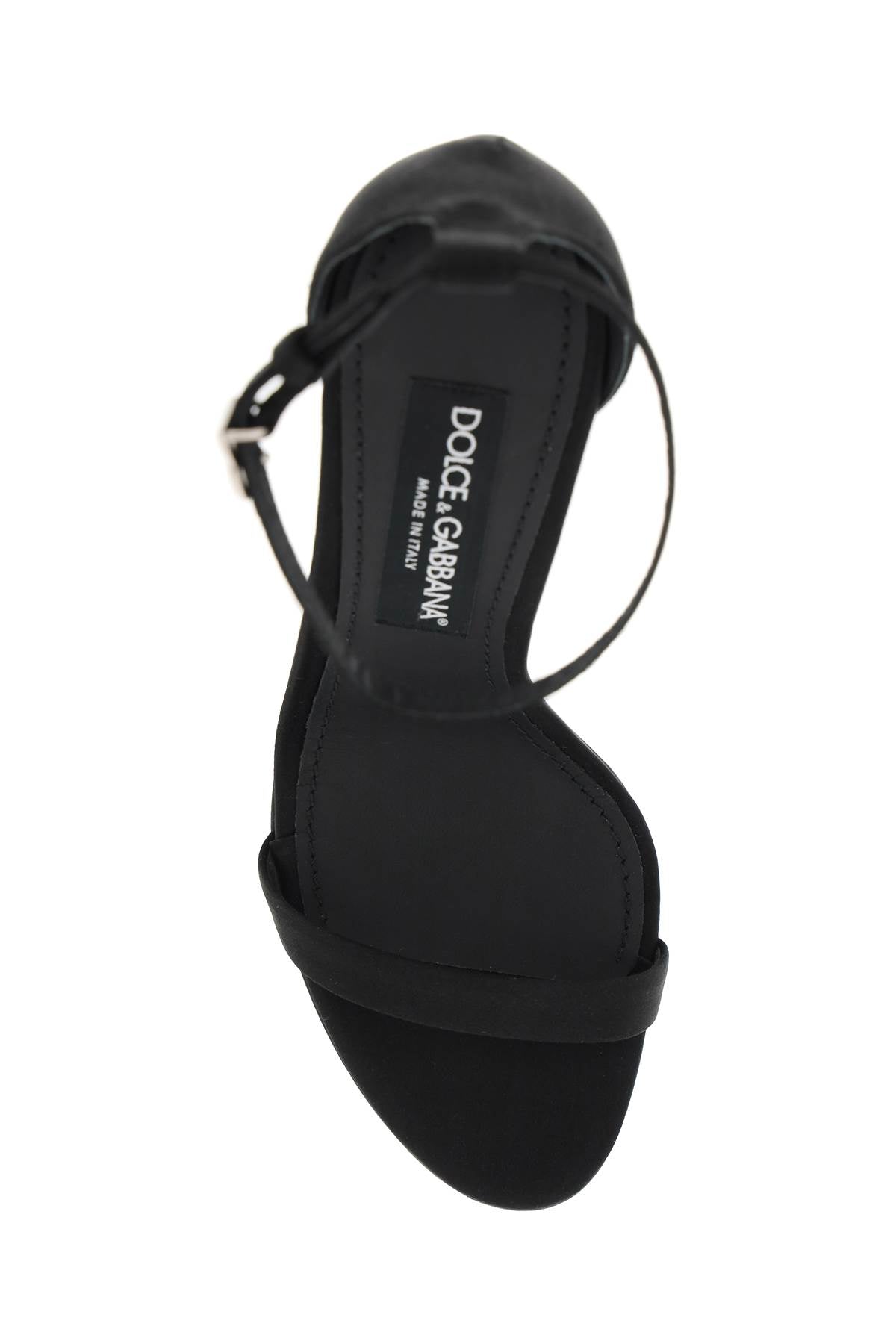 Dolce & Gabbana Satin Sandals For Elegant