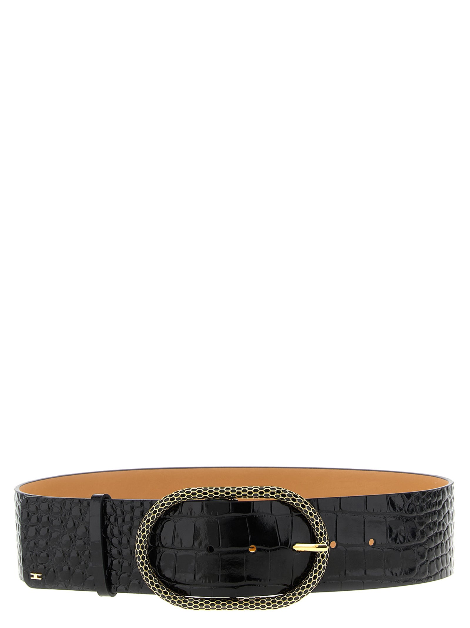 Elisabetta Franchi Snake Buckle Belt