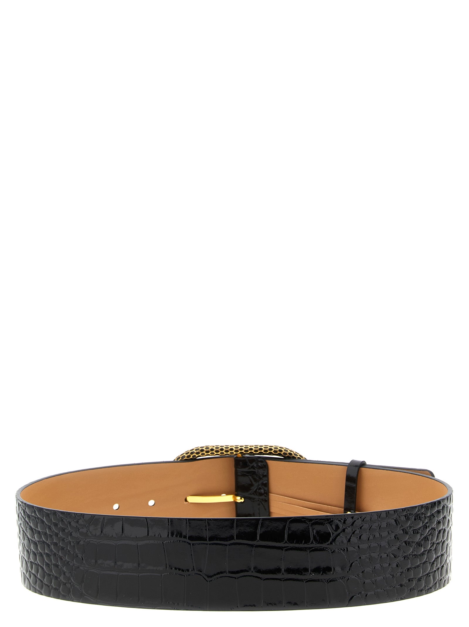 Elisabetta Franchi Snake Buckle Belt